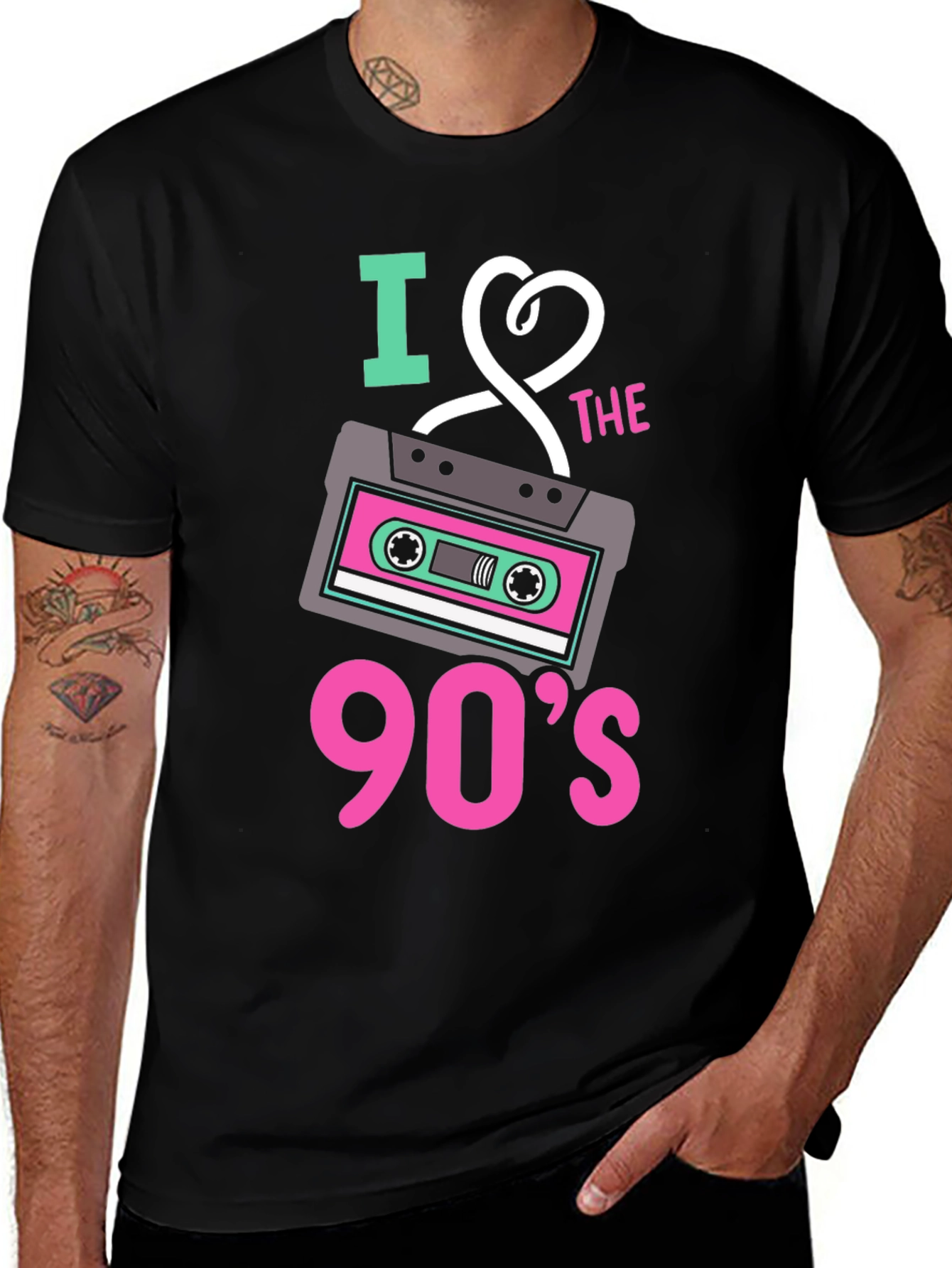 I Love the 90's Cassette Tape T-Shirt