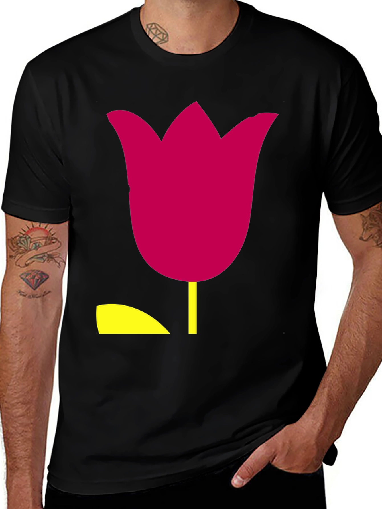 Variant 29 of Tulip Graphic T-Shirt - Casual Wear