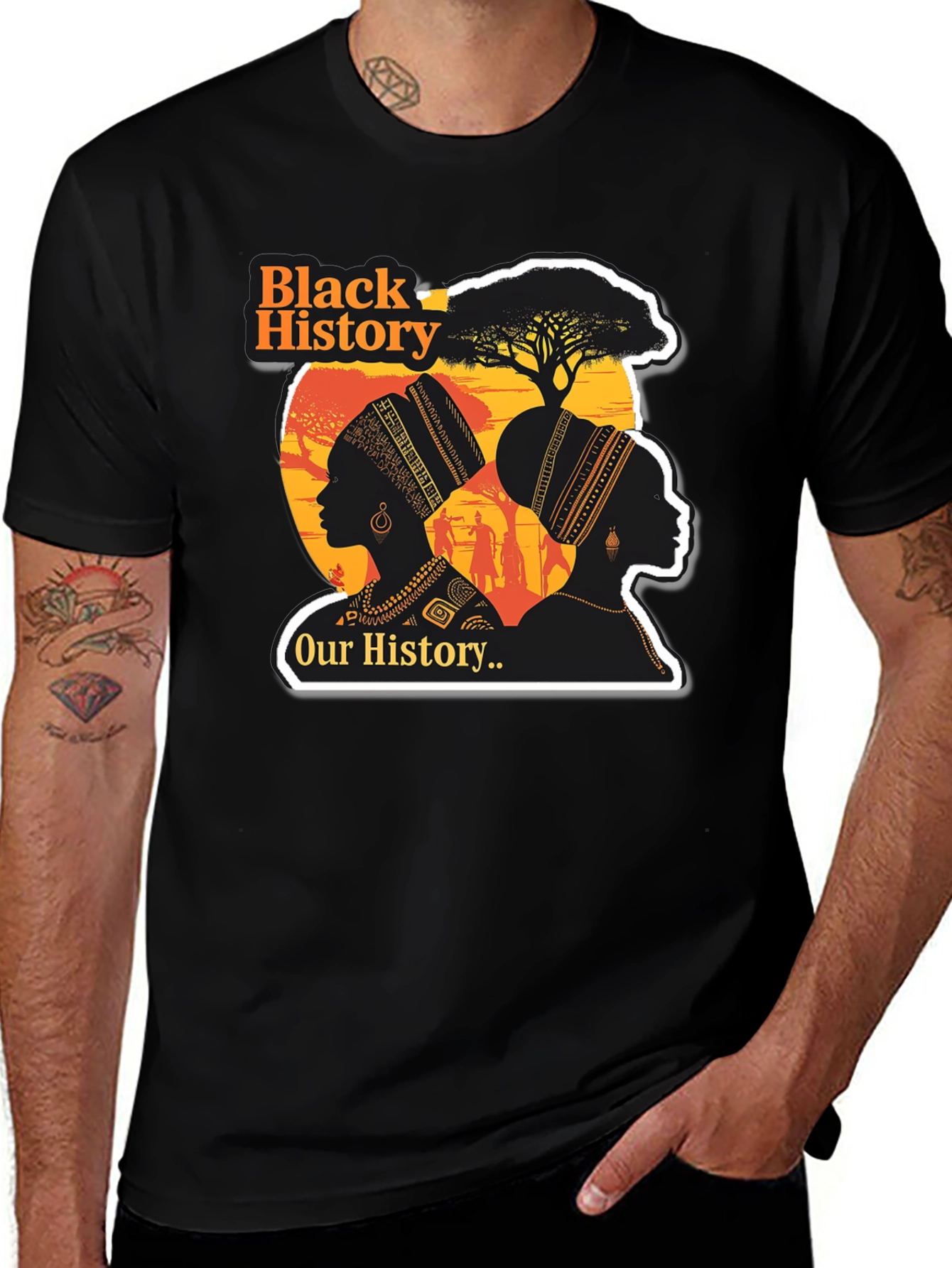 Black History T-Shirt - Our History Women's Silhouette