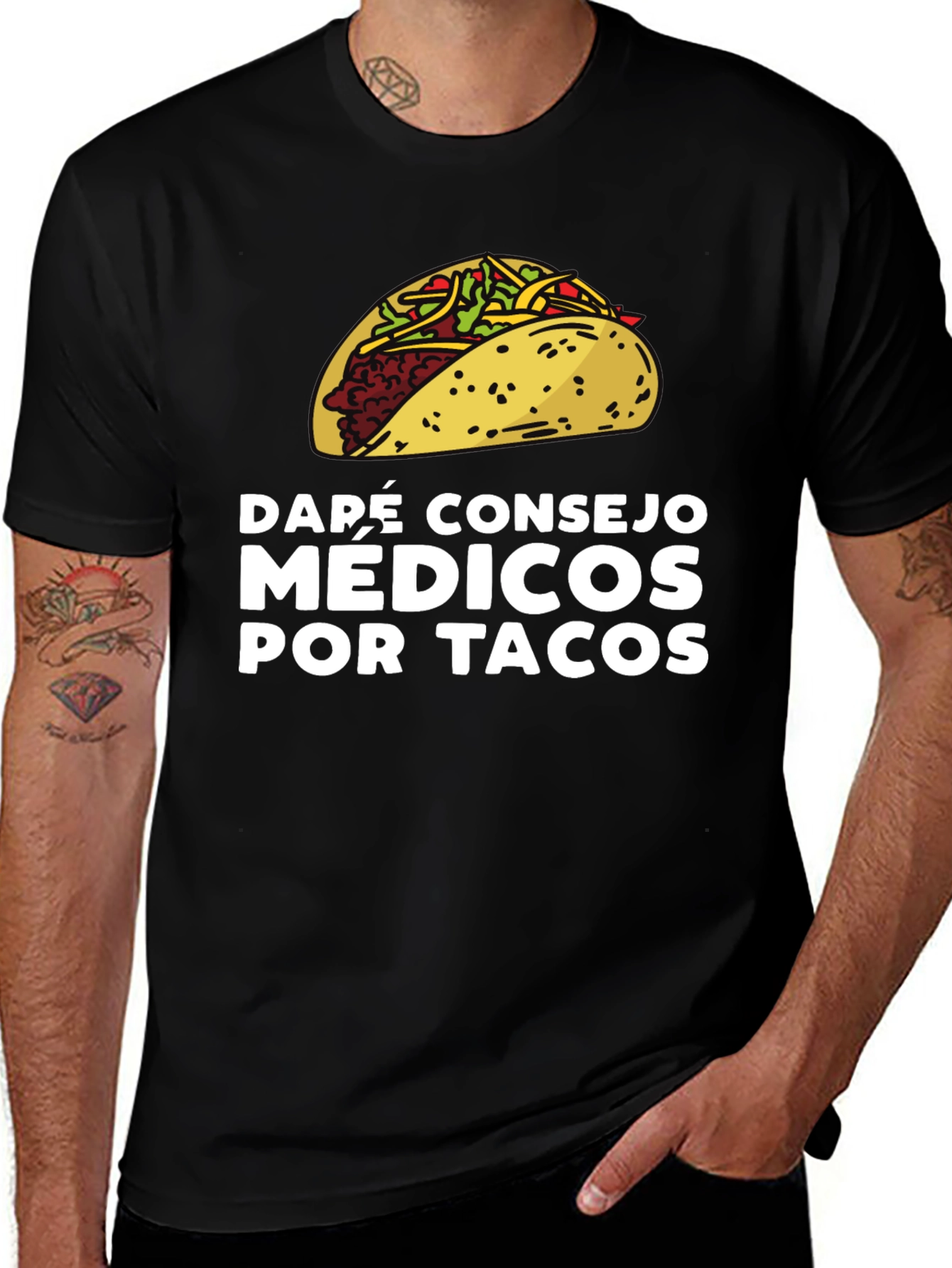 Variant 3 of Taco Advice Funny Graphic Tee