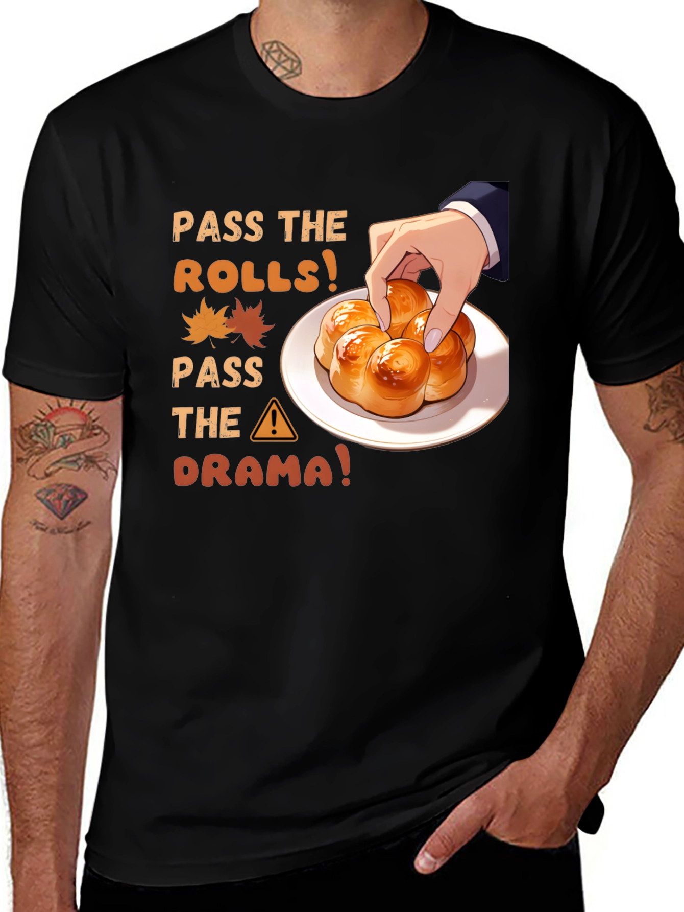 Variant 25 of Pass the Rolls Graphic Tee