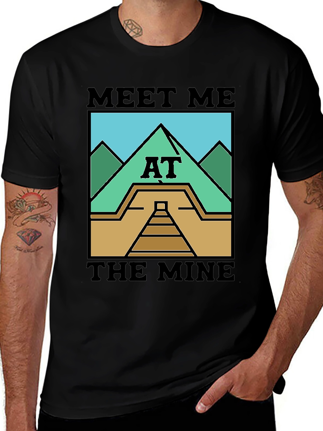 Variant 28 of Meet Me At The Mine Graphic Tee