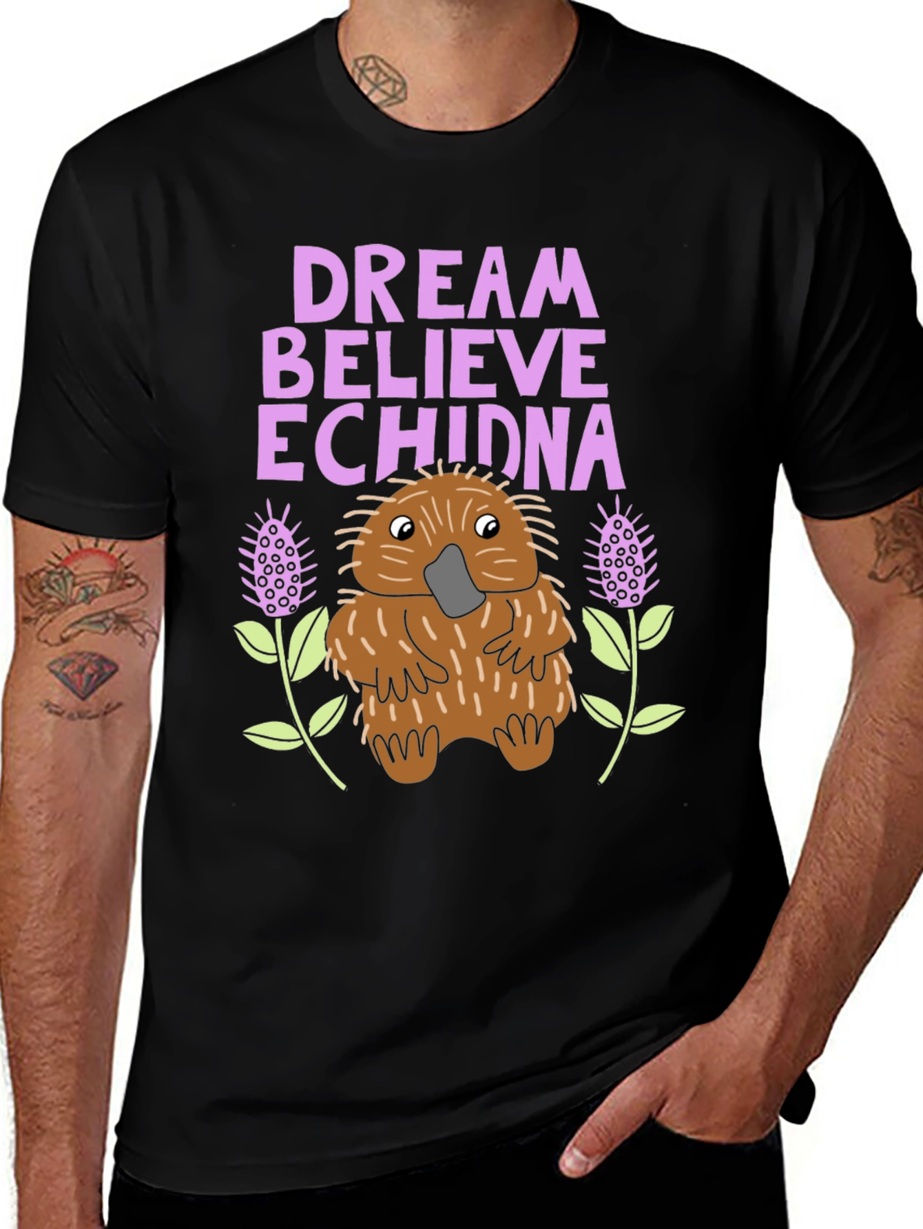Variant 5 of Dream Believe Echidna T-Shirt