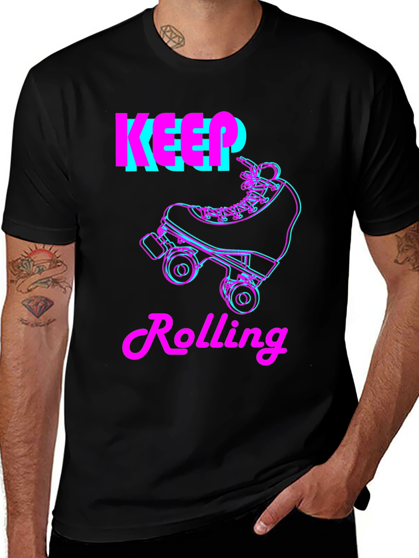 Variant 24 of Keep Rolling Graphic Tee