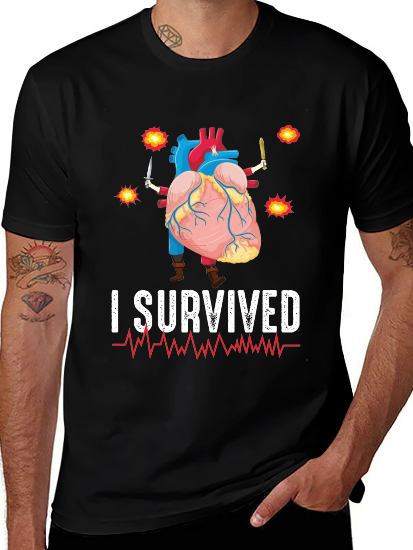 I Survived Heart Attack T-Shirt