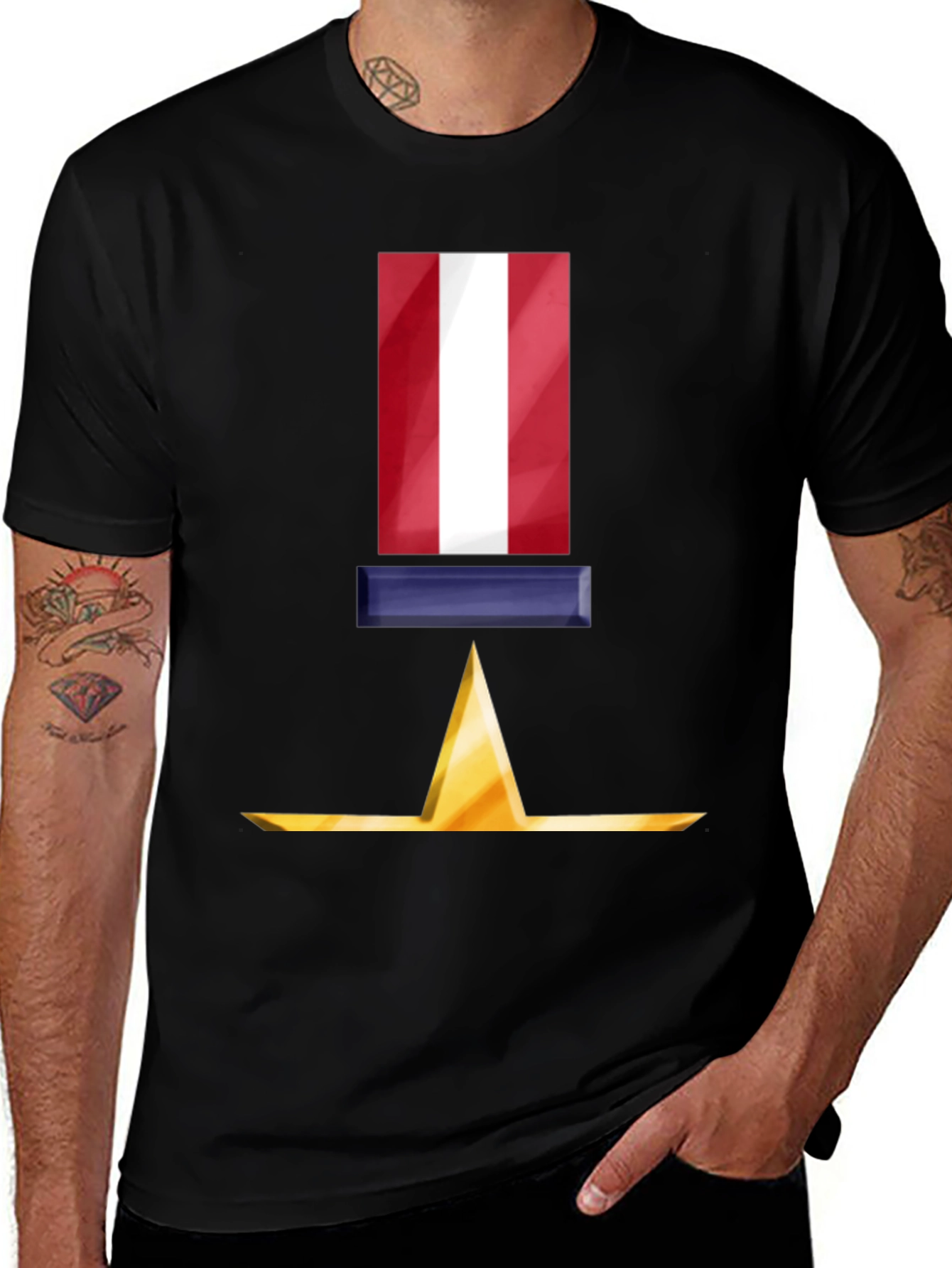 Peru Flag Graphic T-Shirt