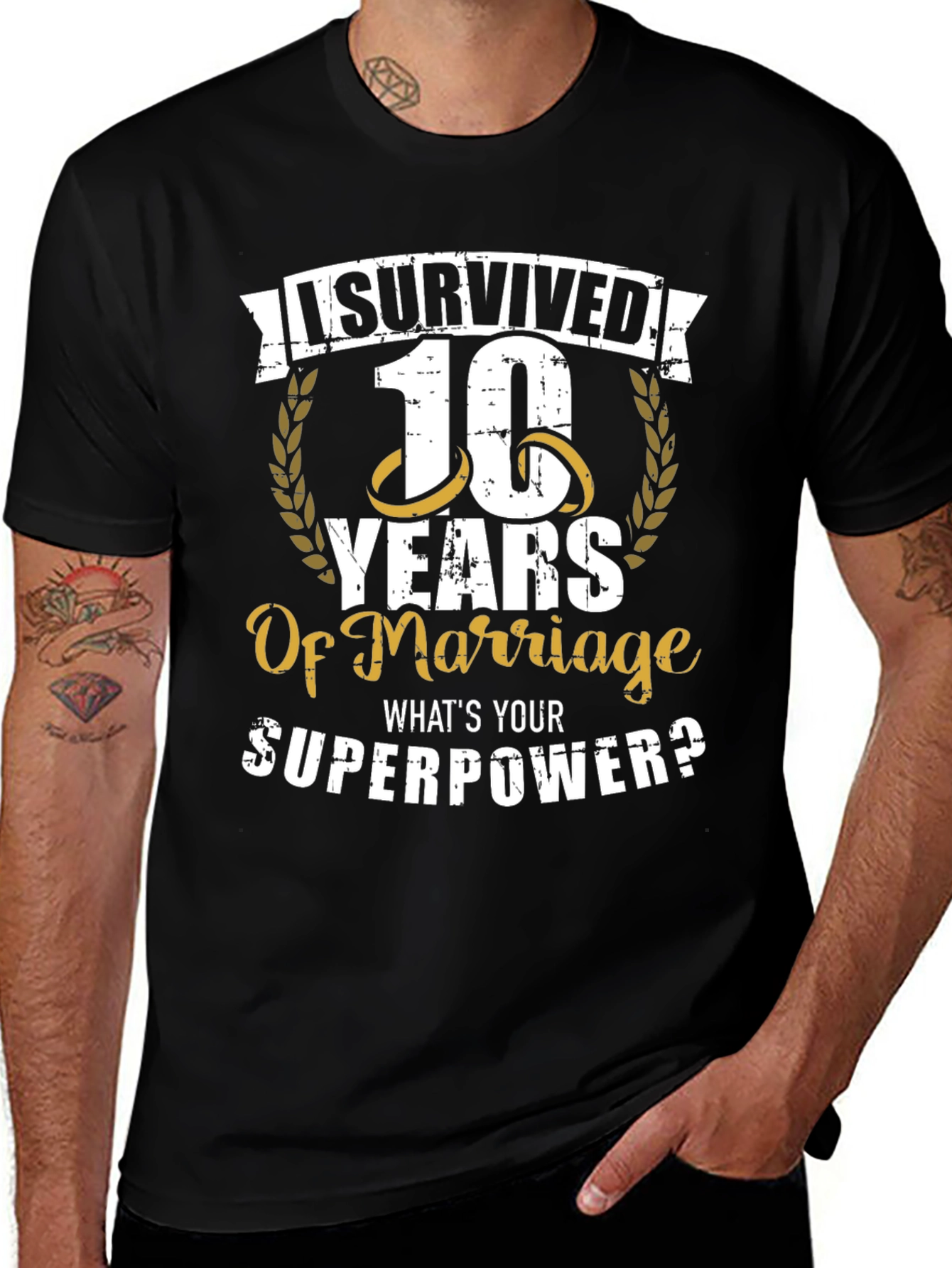 Variant 24 of I Survived 10 Years Anniversary T-Shirt