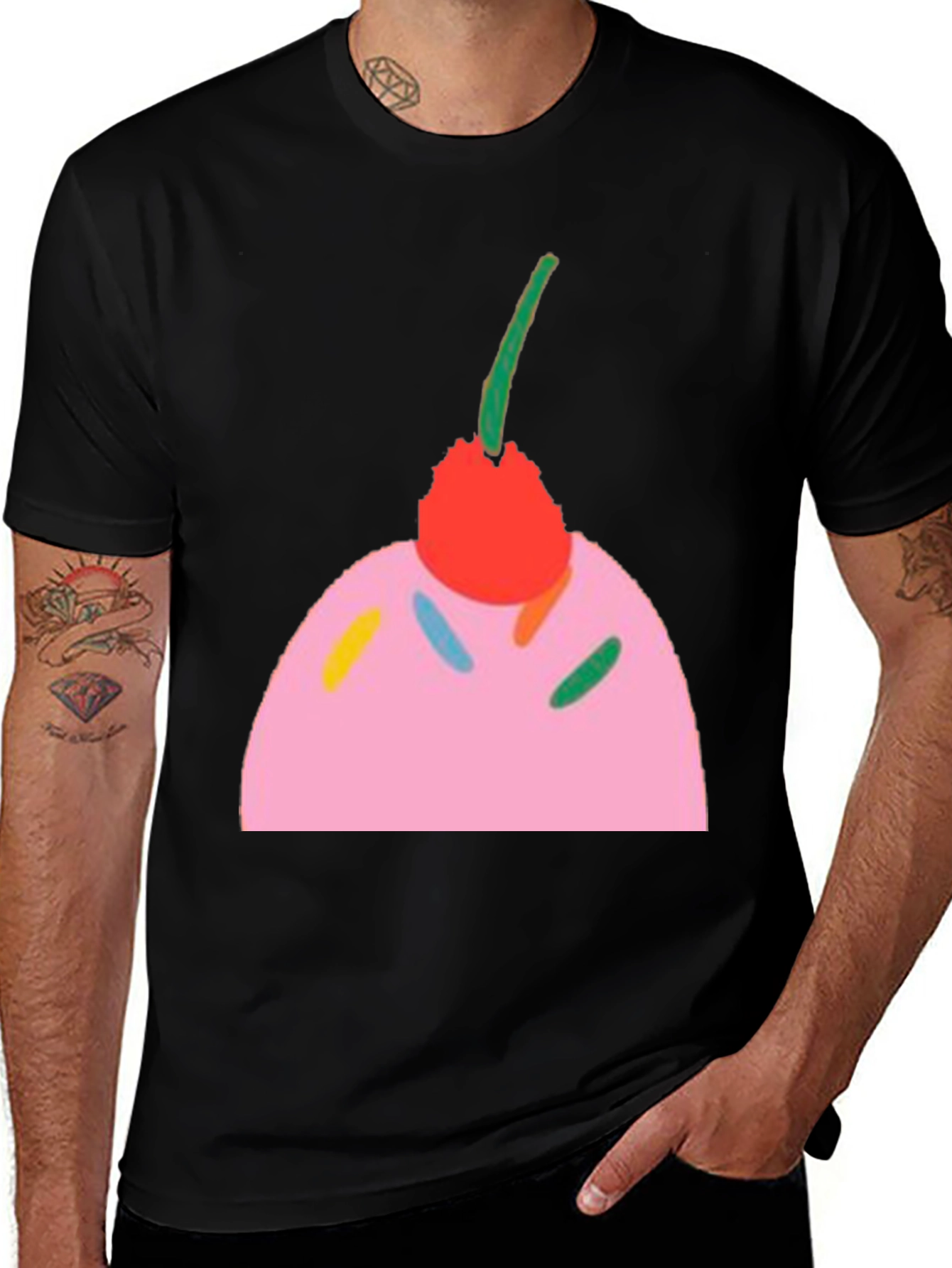 Variant 14 of Cupcake T-Shirt - Sweet Treat Design