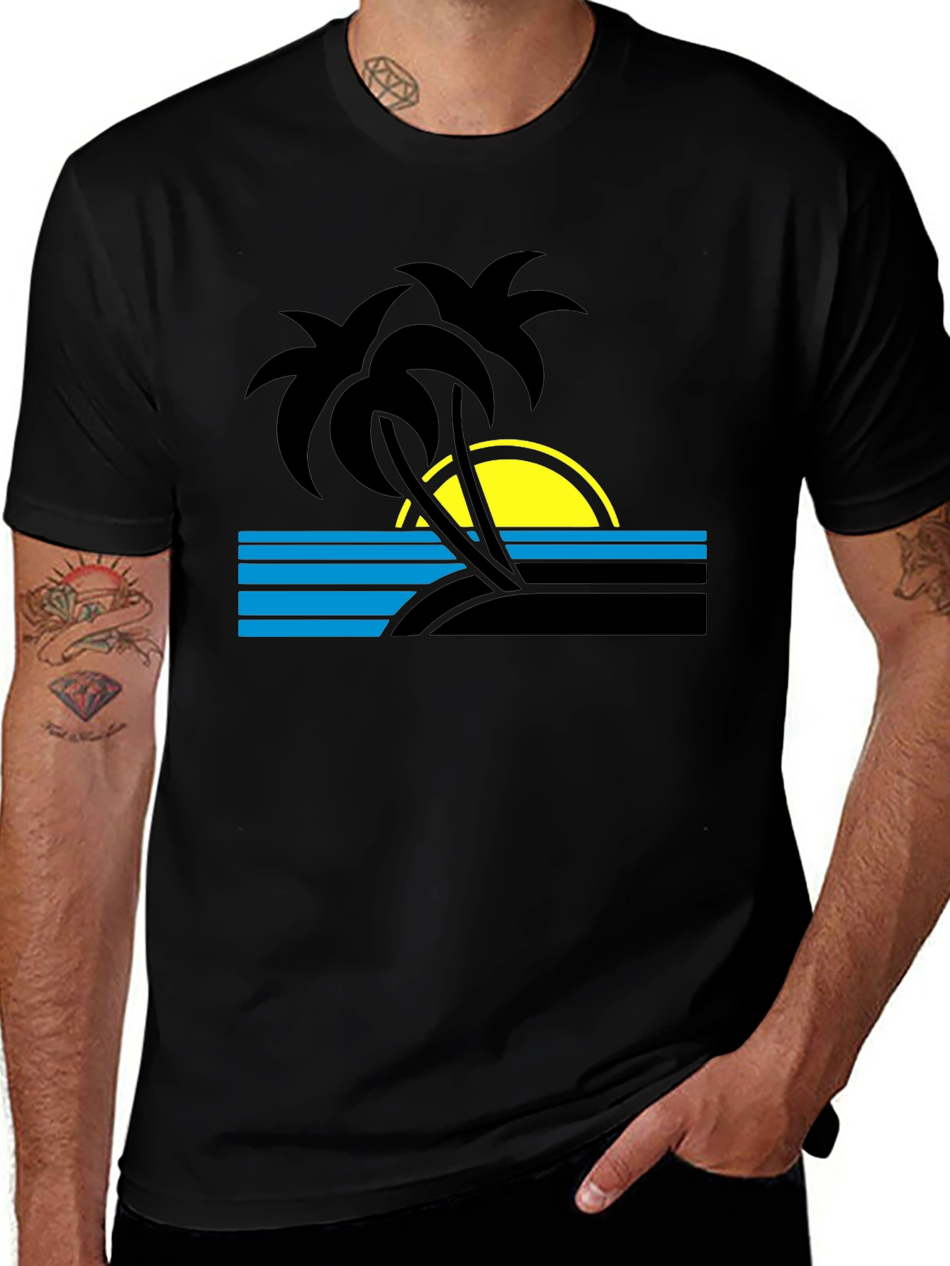 Variant 24 of Retro Beach T-Shirt
