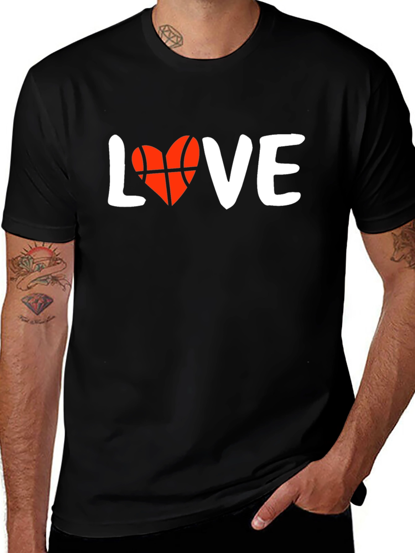 Variant 22 of Basketball Love Graphic T-Shirt