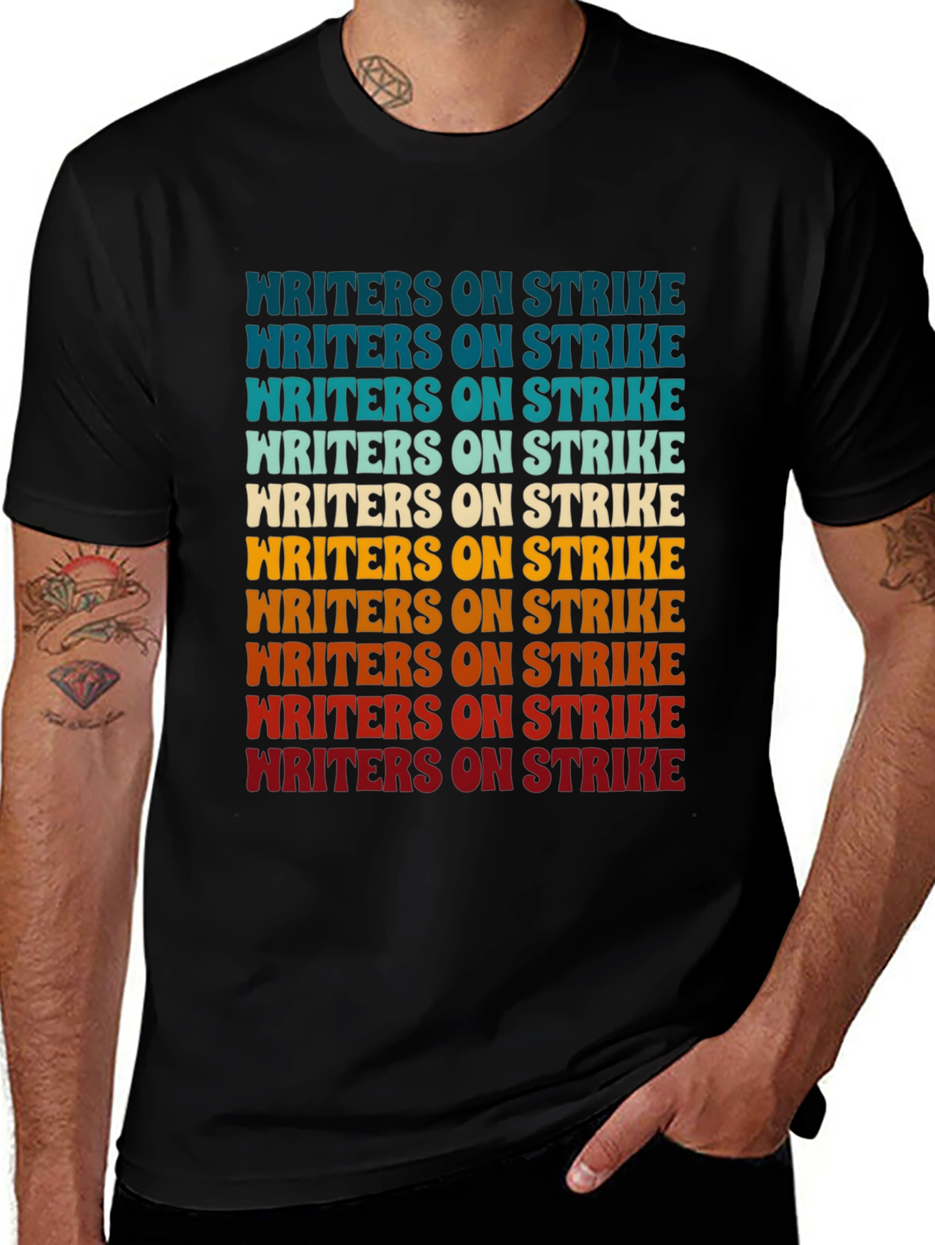 Writers On Strike Graphic Tee
