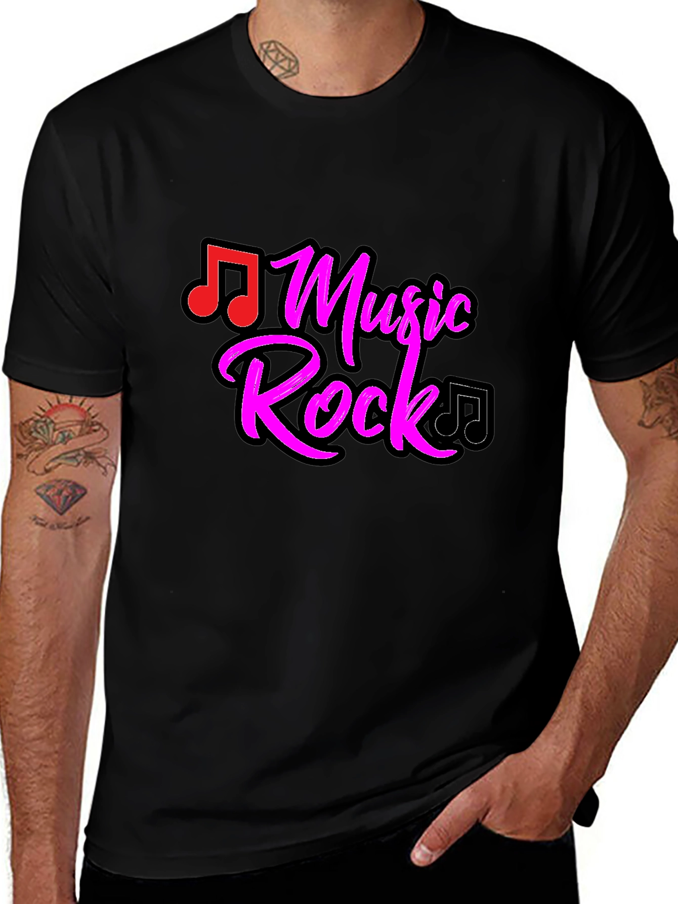 Variant 5 of Music Rock Graphic Tee