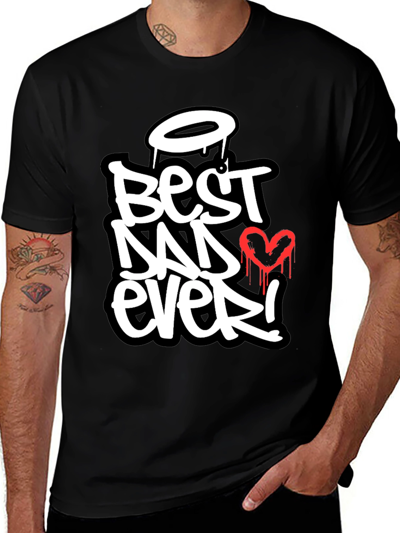 Variant 23 of Best Dad Ever Graphic Tee