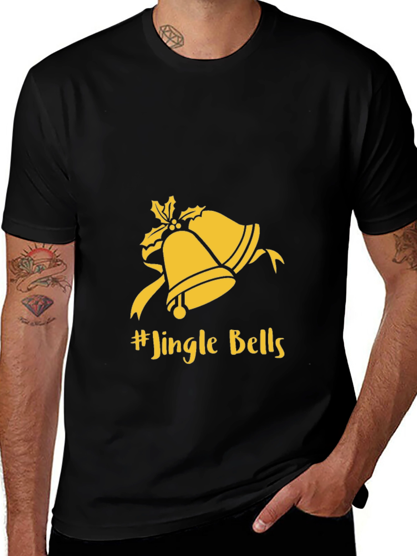 Jingle Bells Christmas T-Shirt Festive Holiday Apparel