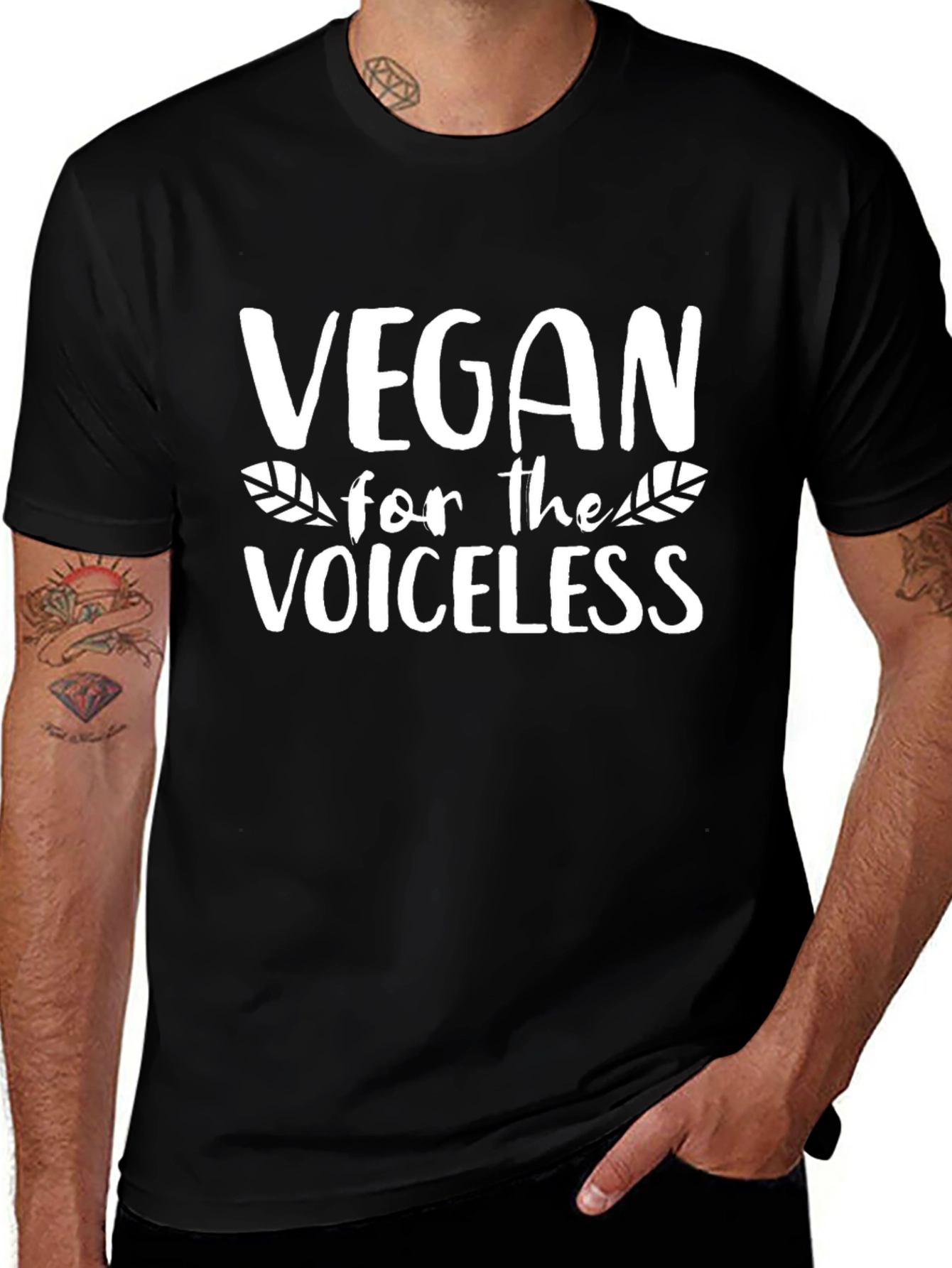 Variant 13 of Vegan for the Voiceless Graphic Tee