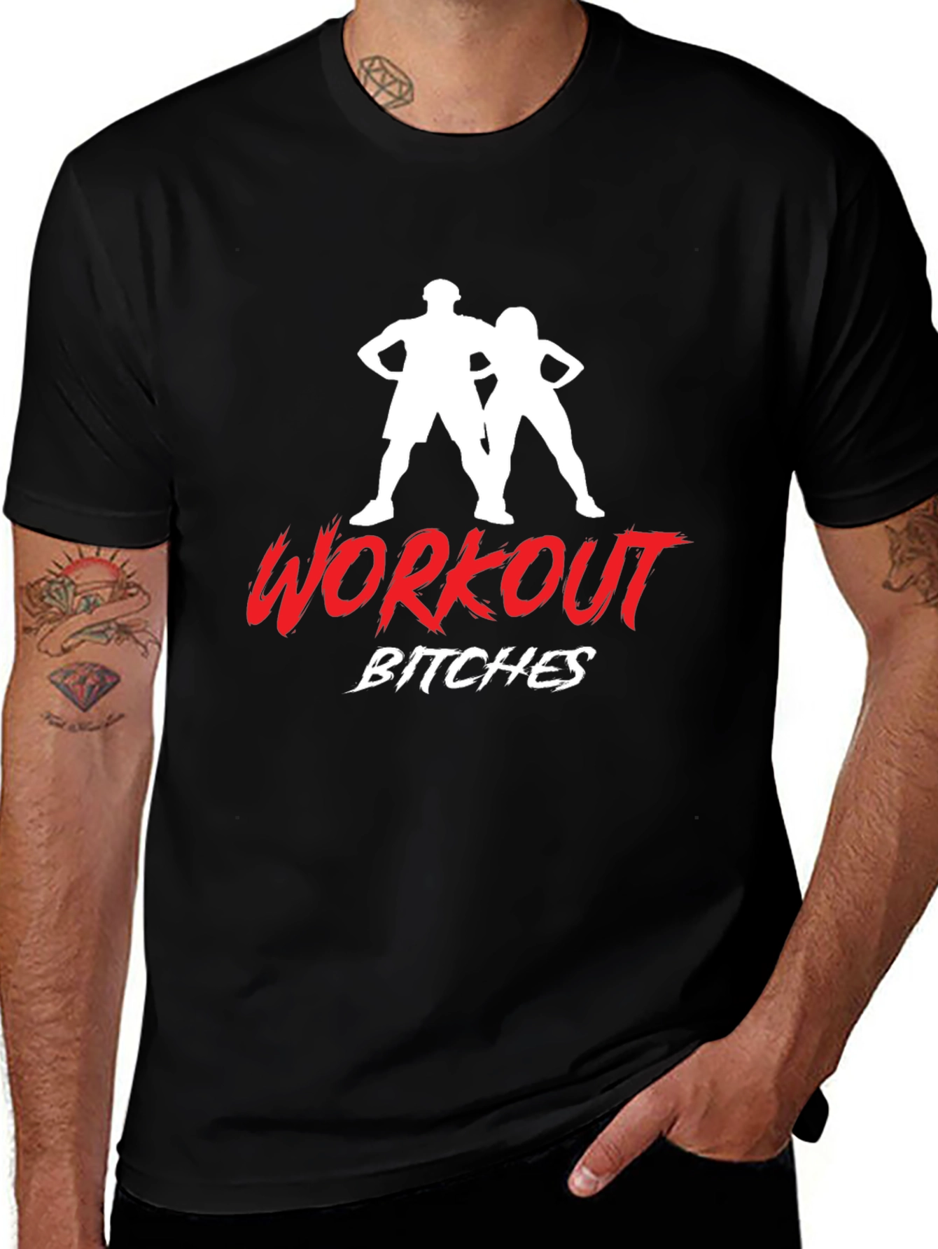 Variant 20 of Workout Bitches T-Shirt - Fitness Apparel