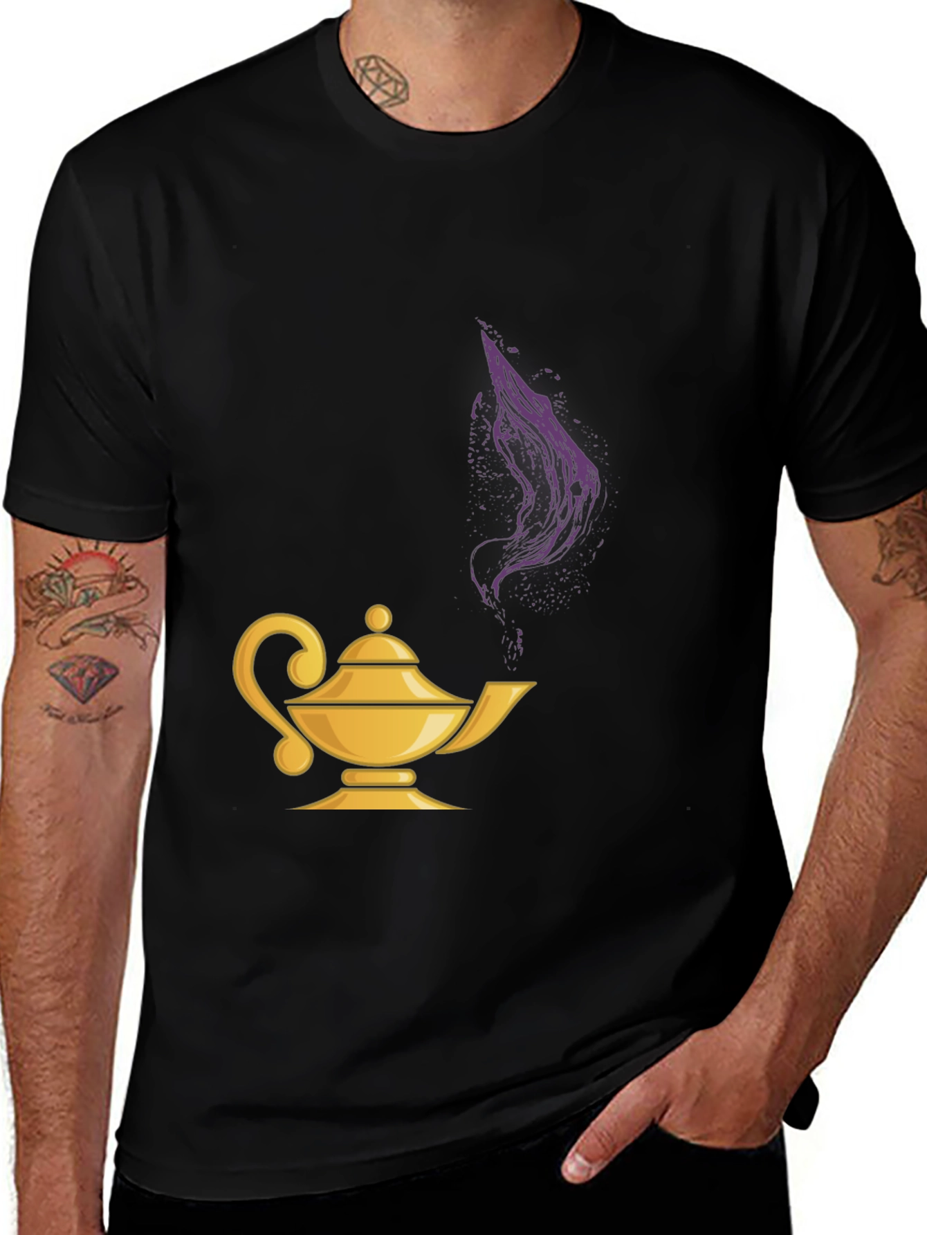 Variant 30 of Magic Lamp Graphic Tee - Genie Vibes