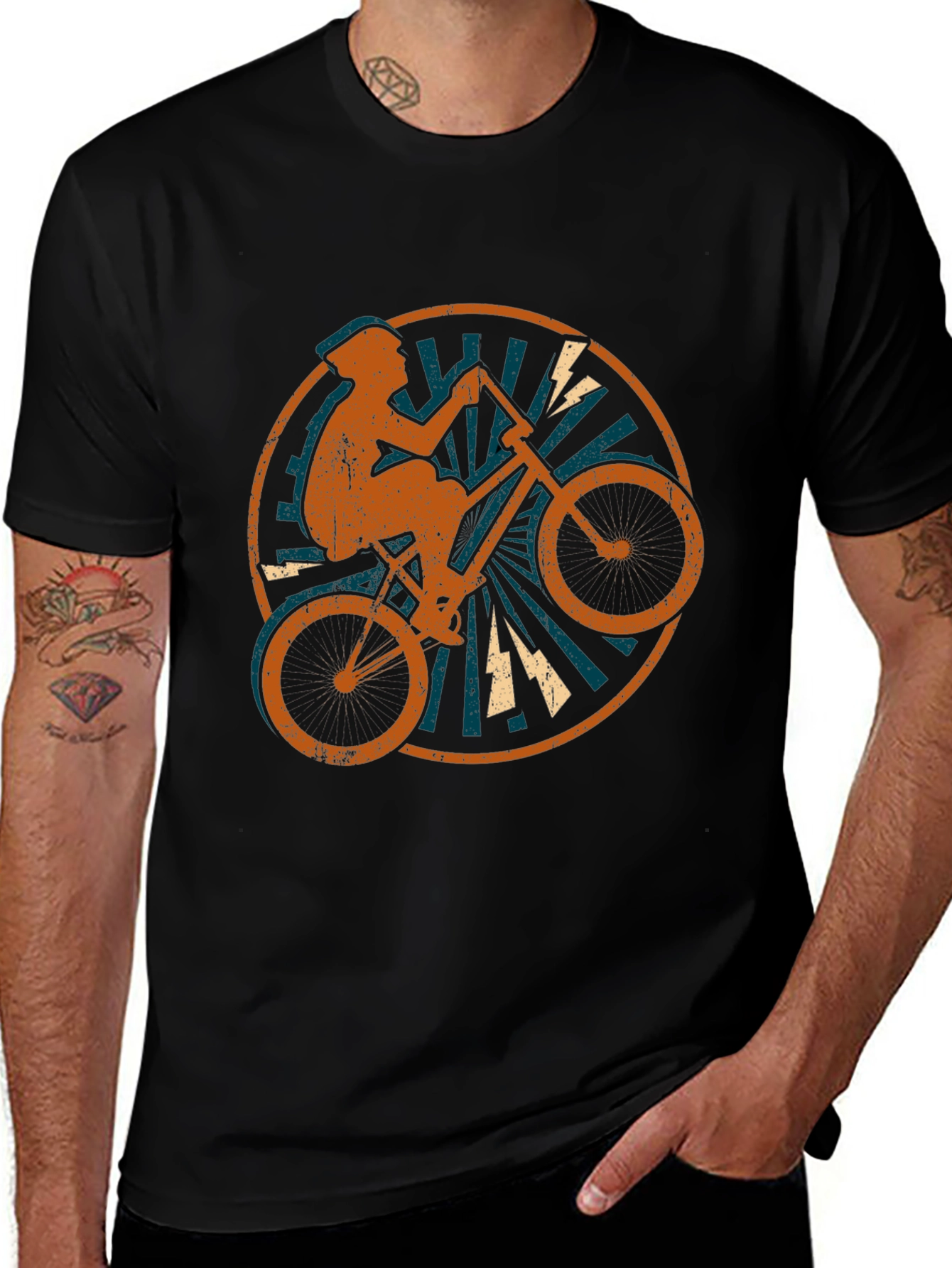 Variant 8 of Vintage Cycling T-Shirt - Ride in Style