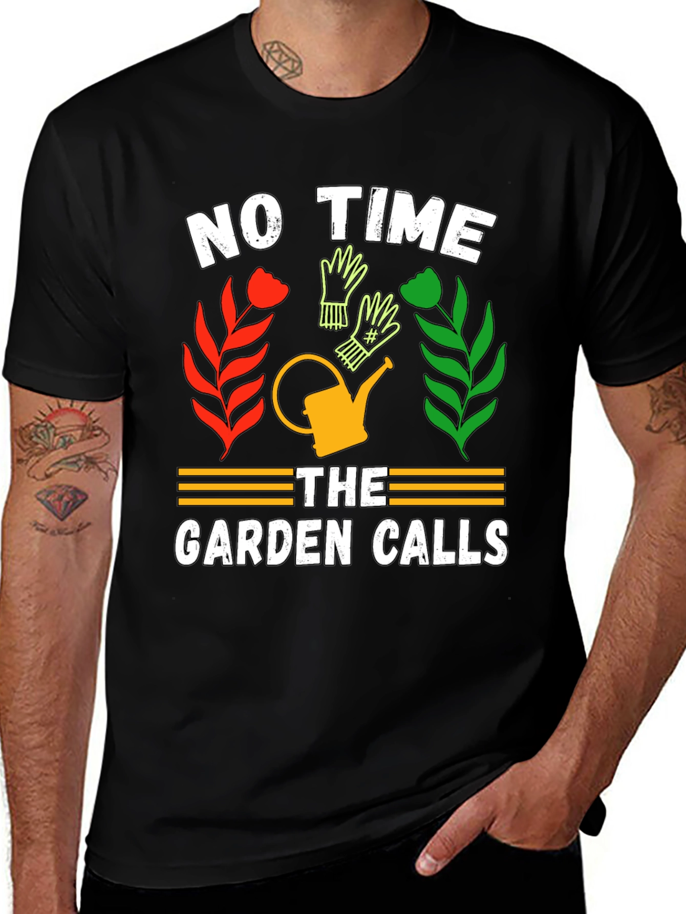 Gardener's Tee: No Time, The Garden Calls