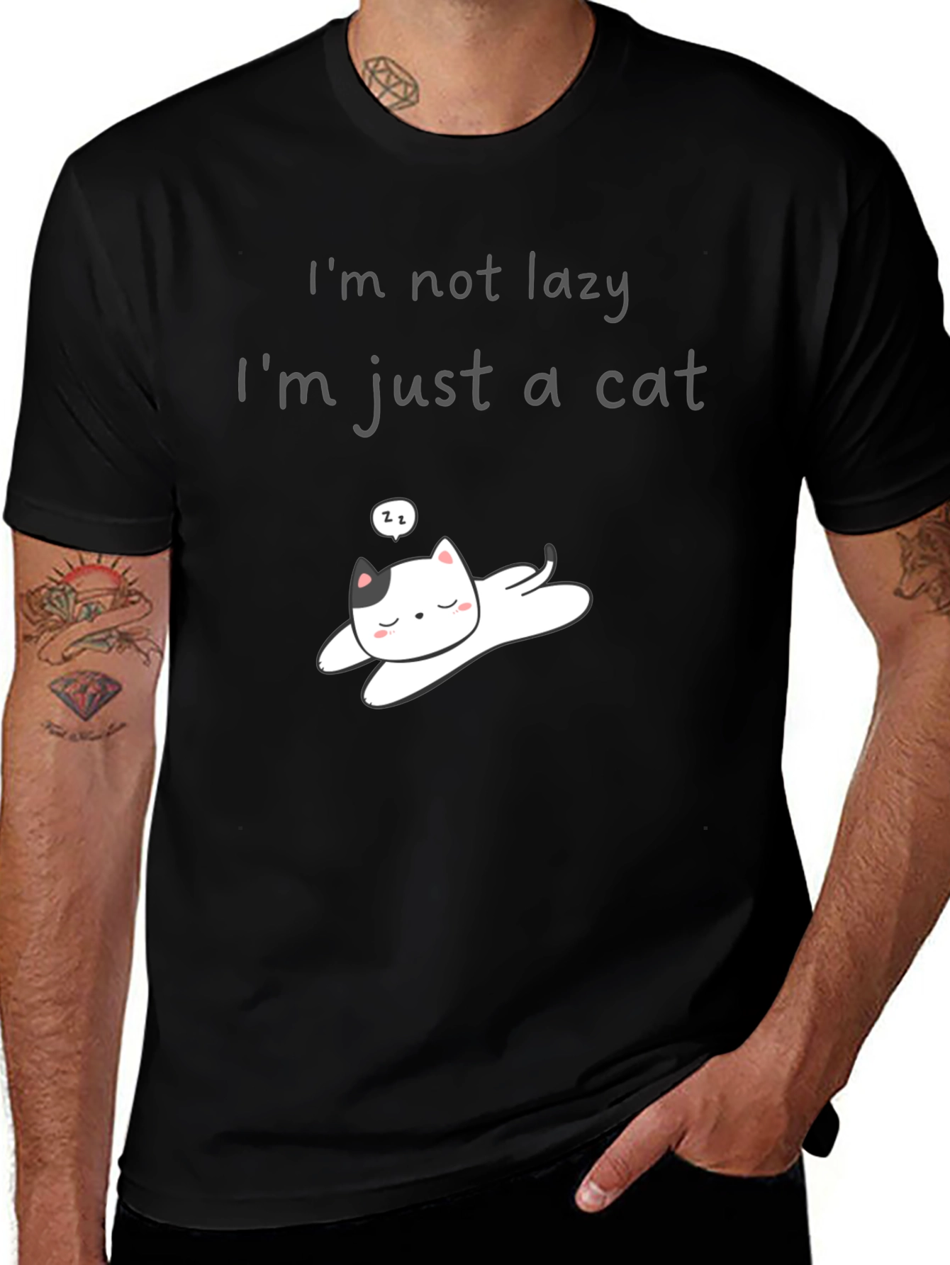 I'm Not Lazy, Just A Cat T-Shirt