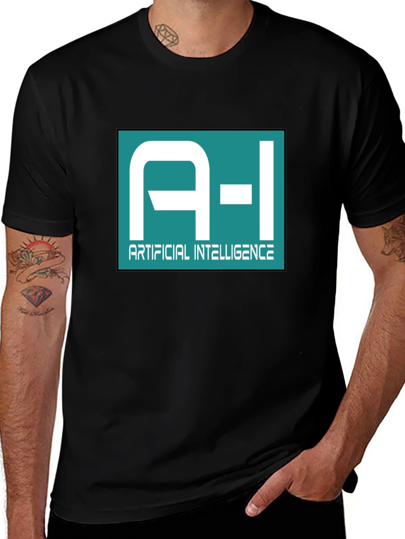 AI Artificial Intelligence Graphic Tee - Tech Enthusiast Shirt