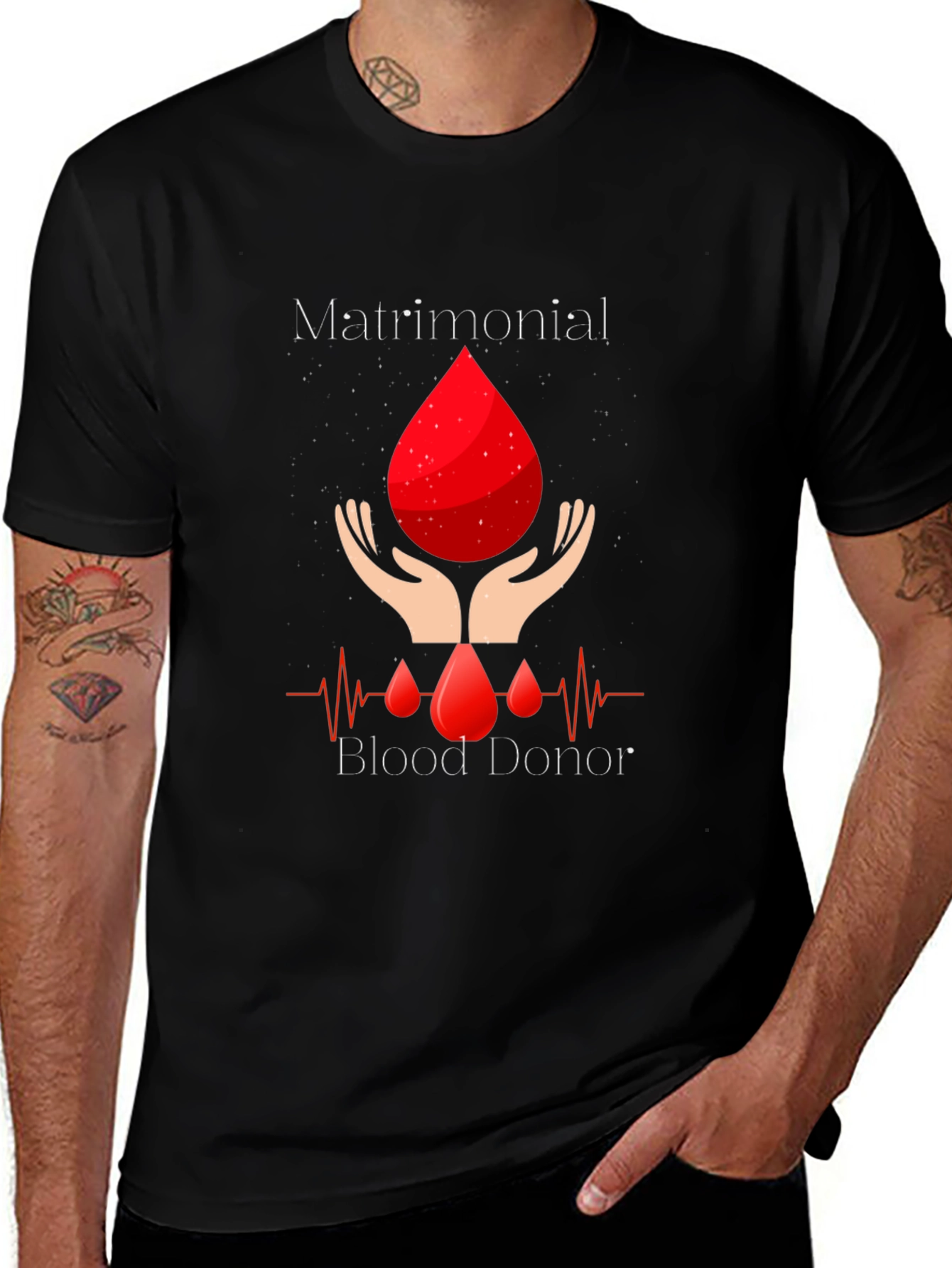 Matrimonial Blood Donor Graphic T-Shirt