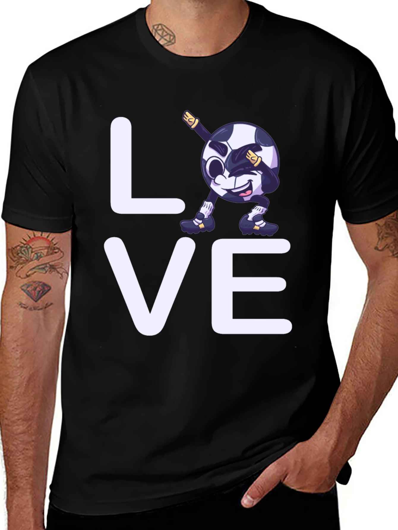 Variant 17 of Funny Soccer Dab T-Shirt - Love Soccer Tee
