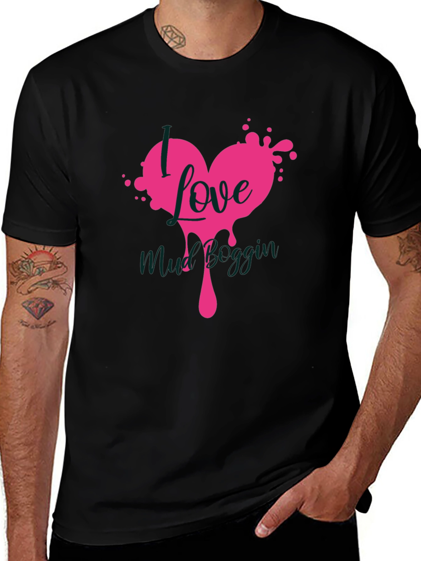 Variant 21 of I Love Mud Bogging Graphic T-Shirt