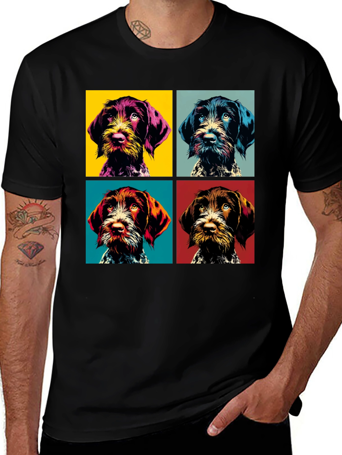 Dog Breed Pop Art T-Shirt