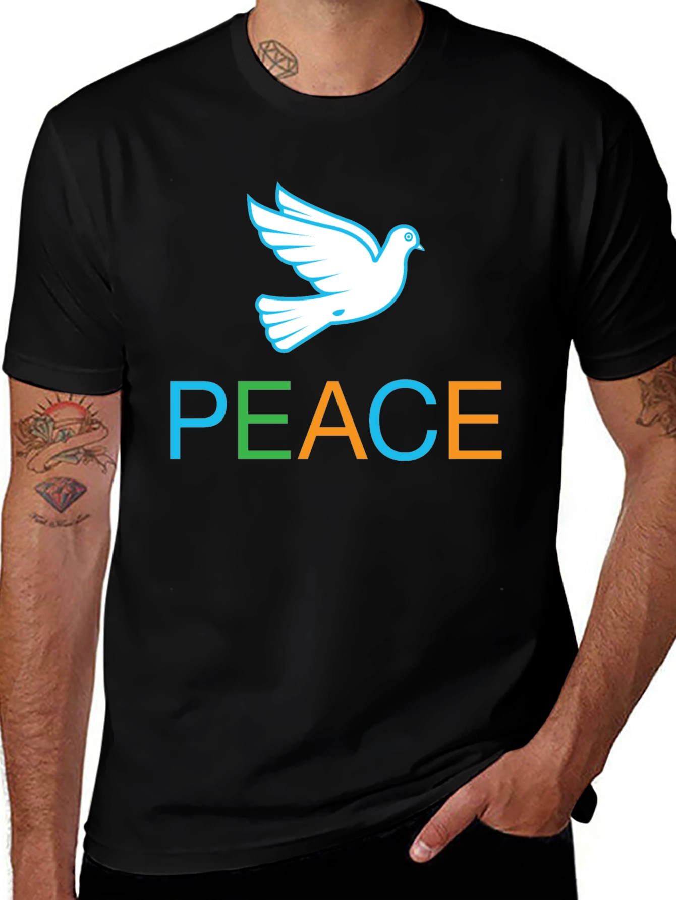 Variant 10 of Peace Dove Graphic Tee