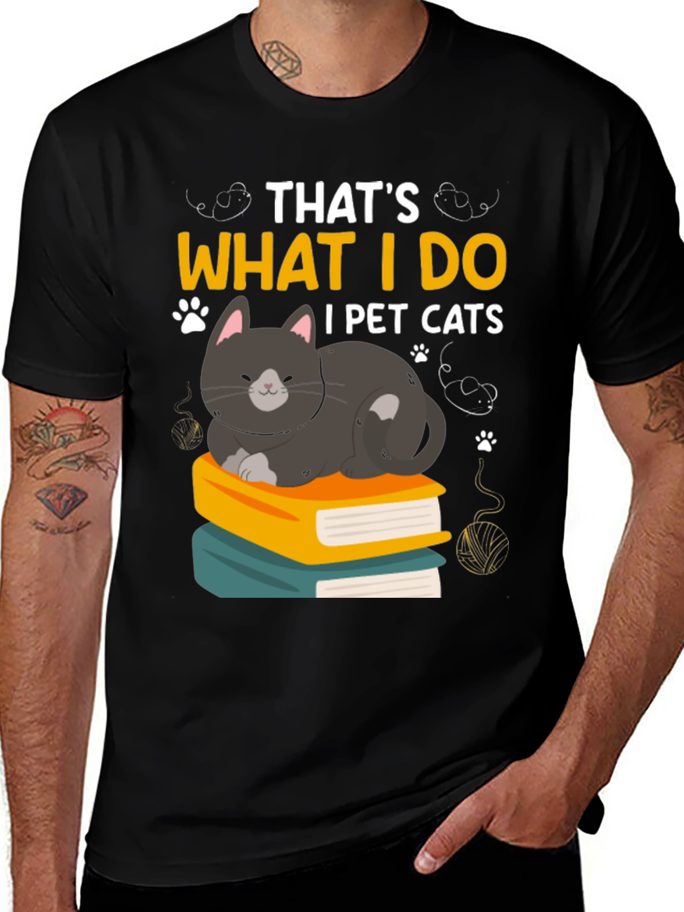 Variant 24 of Cat Lover T-Shirt - That's What I Do, I Pet Cats
