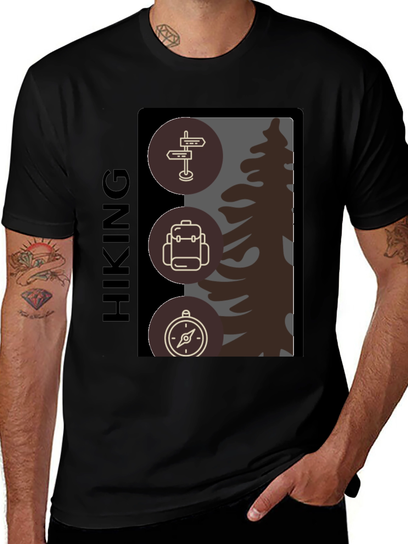 Variant 21 of Hiking Adventure T-Shirt - Nature Explorer Apparel