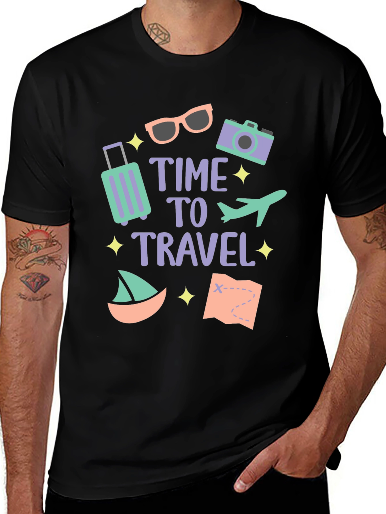 Variant 24 of Time to Travel T-Shirt