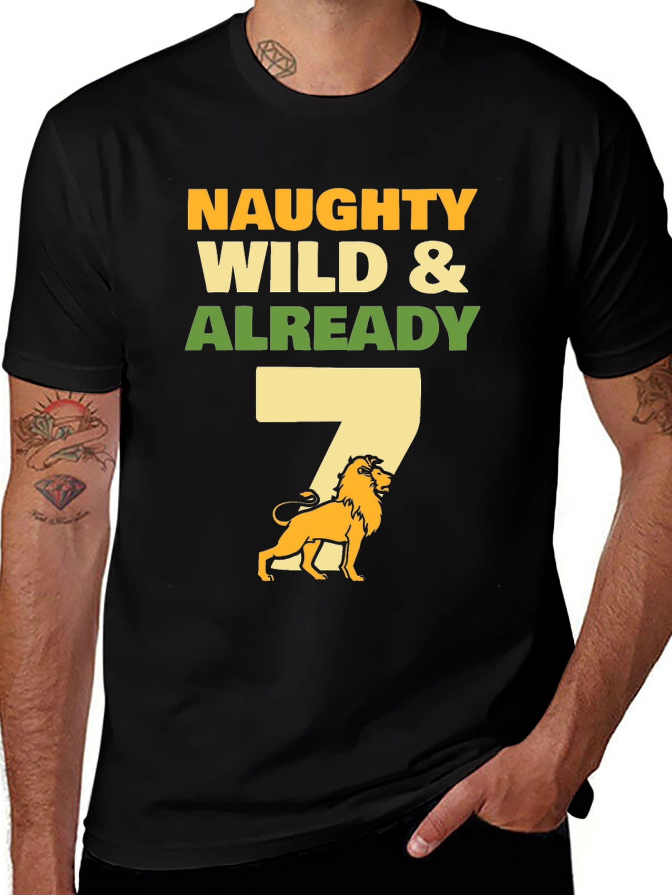 Naughty Wild & Already 7 T-Shirt