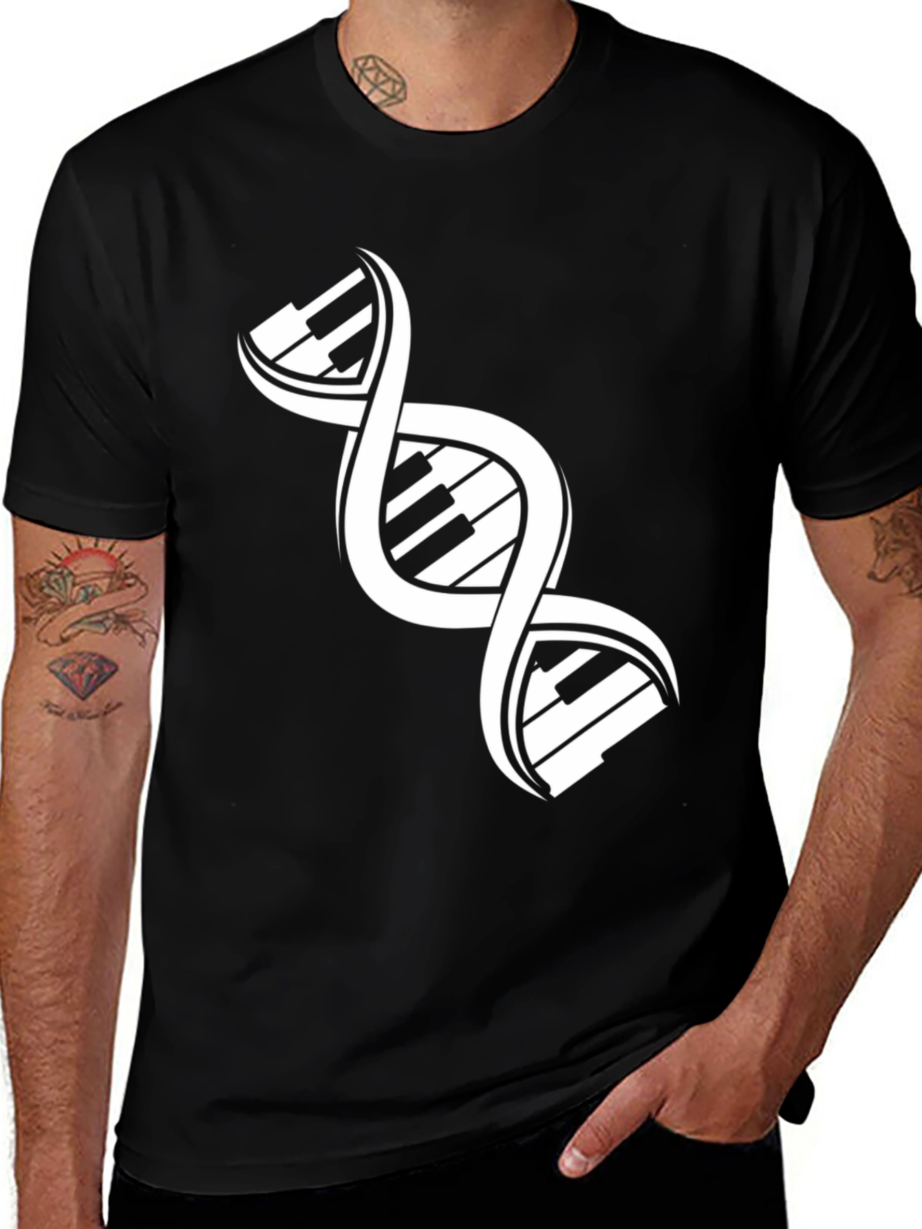 Variant 22 of DNA Music T-Shirt - Stylish Musician Tee