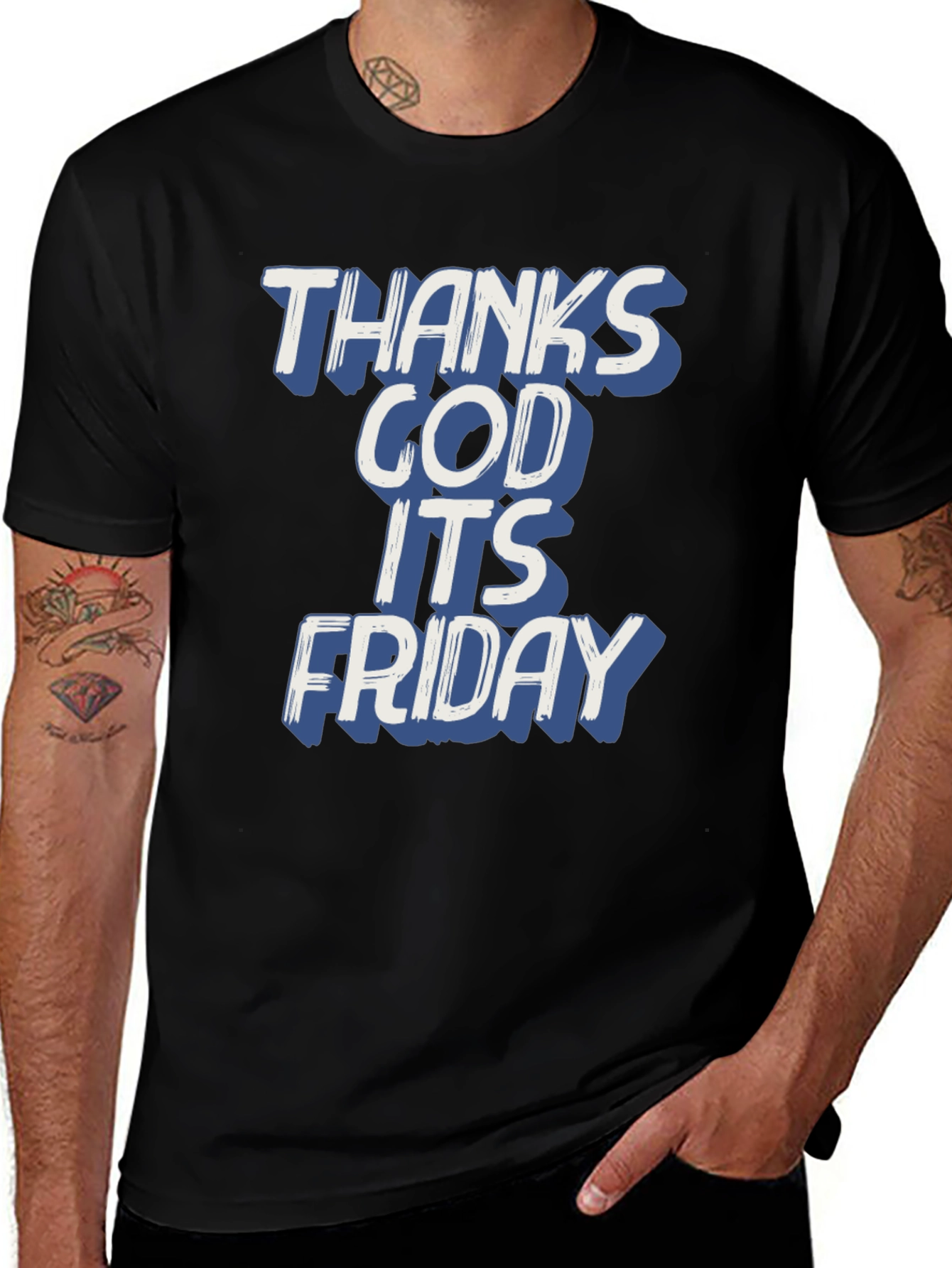 TGIF T-Shirt - Thanks God It's Friday Graphic Tee