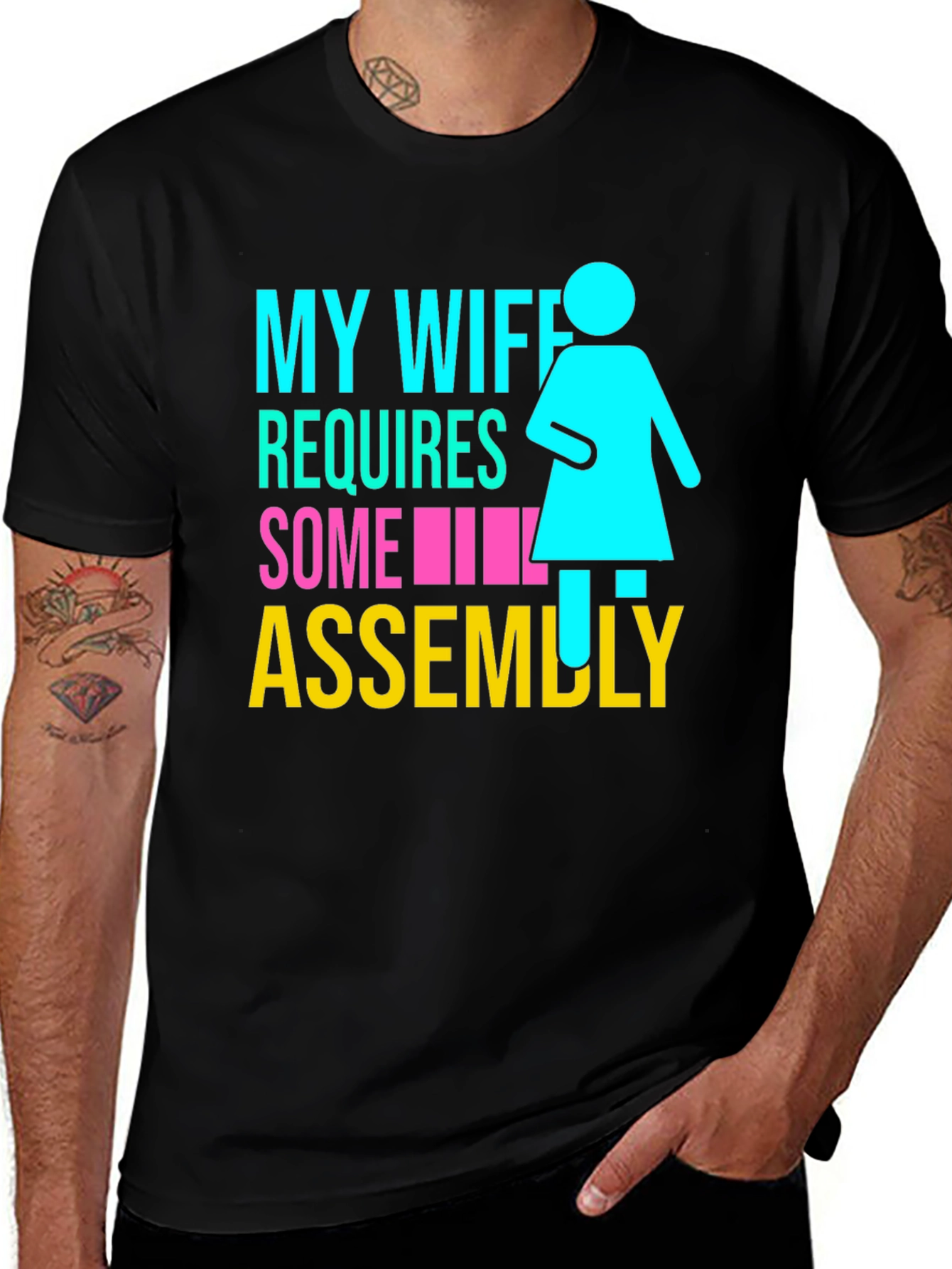 Variant 26 of My Wife Requires Some Assembly T-Shirt
