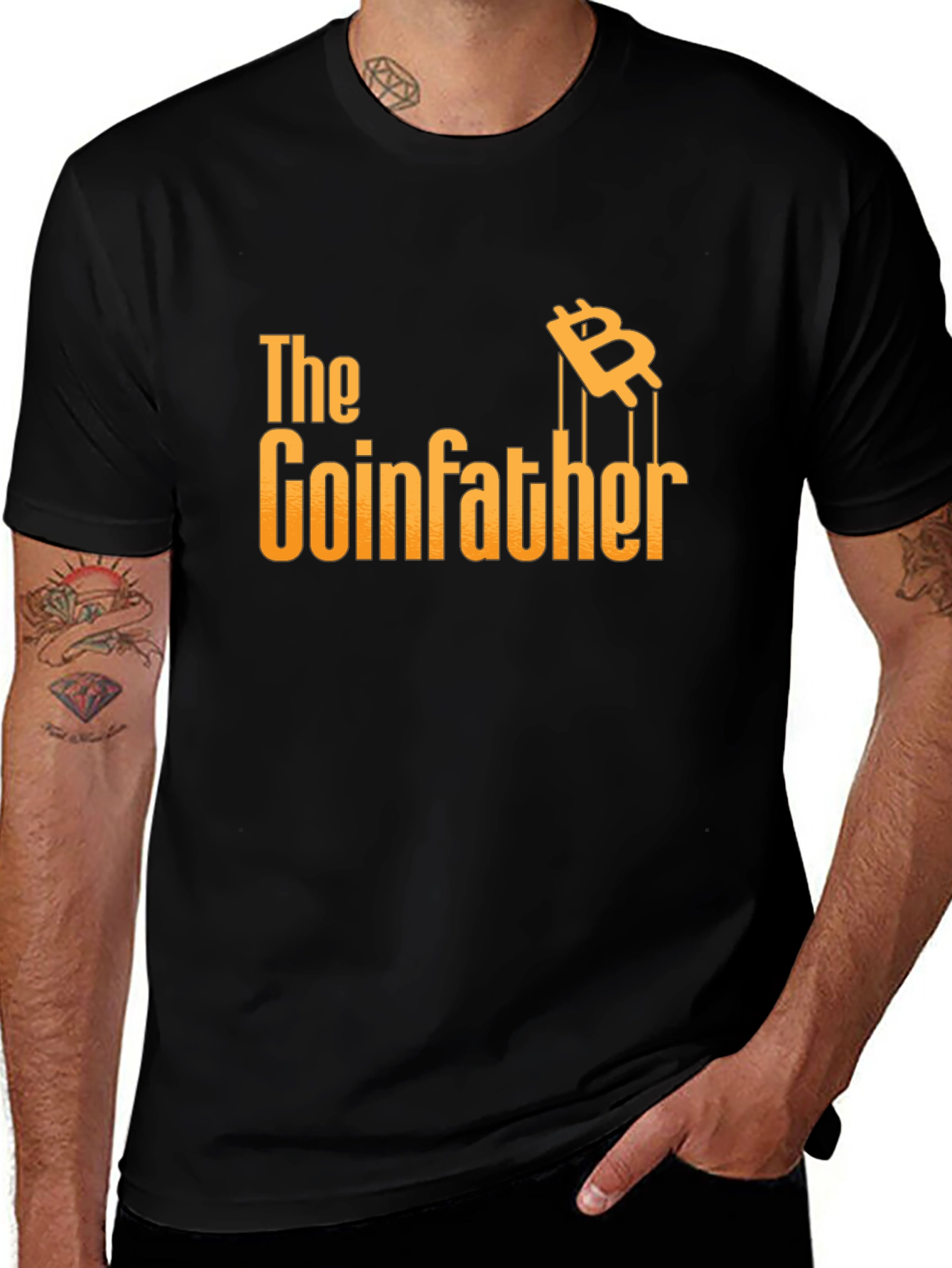 The Coinfather T-Shirt - Bitcoin Crypto Tee