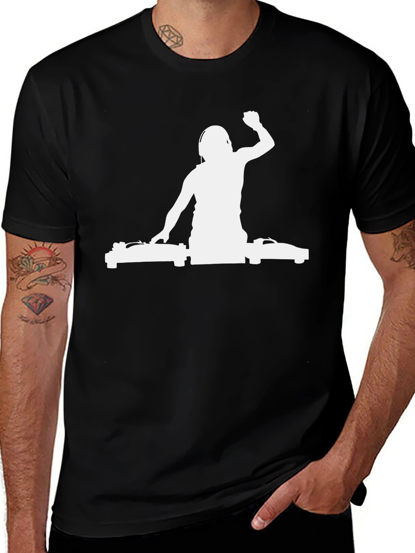 Variant 18 of DJ Turntable Graphic Tee - Cool Music Lover T-Shirt