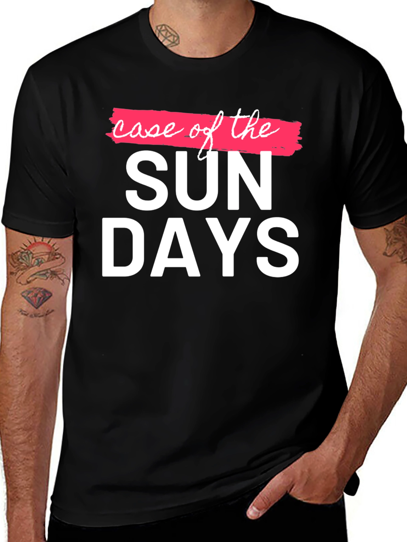 Variant 18 of Case of the Sundays T-Shirt - Black Graphic Tee