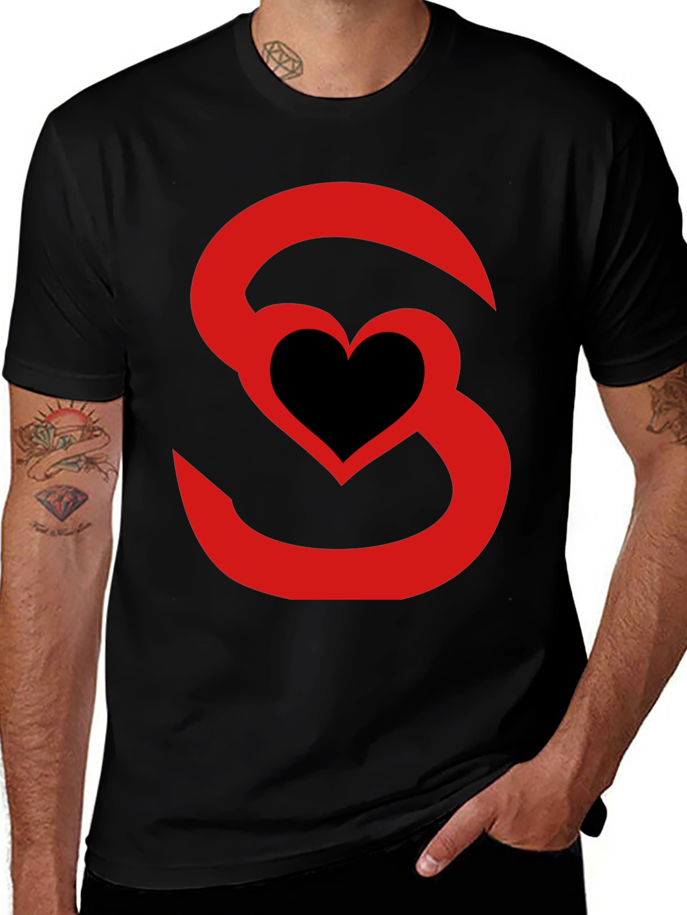 Variant 4 of Heart S Graphic Tee - Bold Statement T-Shirt