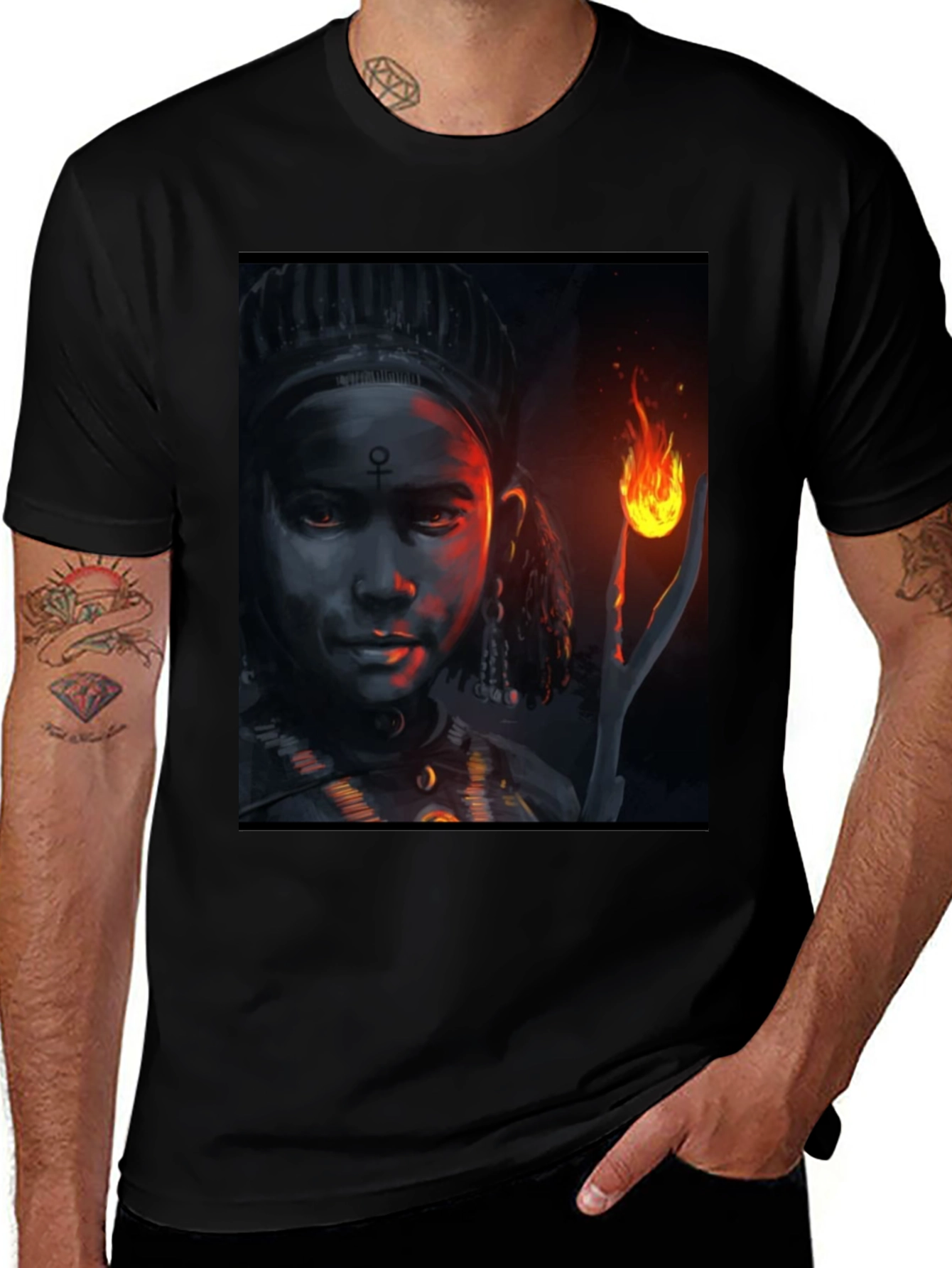 Variant 18 of Mystic Fire T-Shirt - Unique Graphic Tee