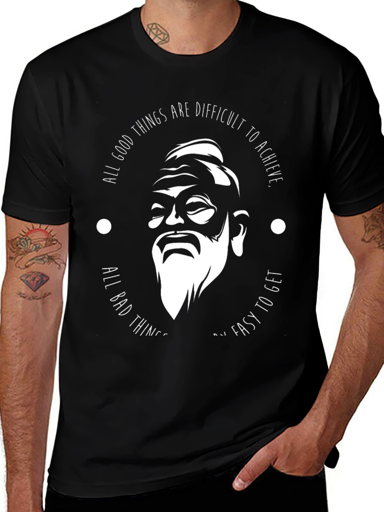 Confucius Quote T-Shirt - Wise Words Graphic Tee