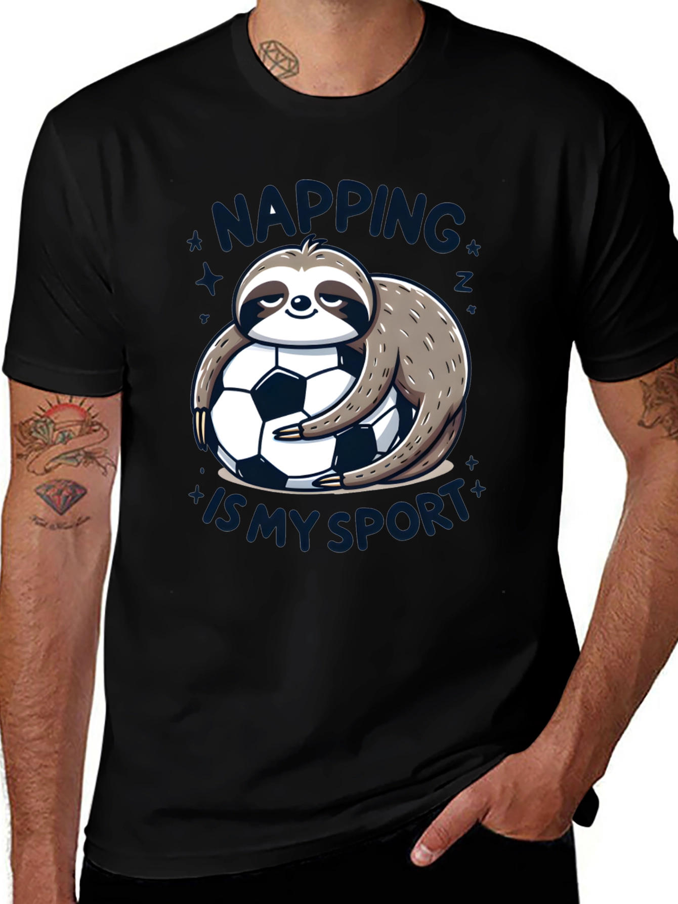 Variant 9 of Napping is My Sport Sloth T-Shirt