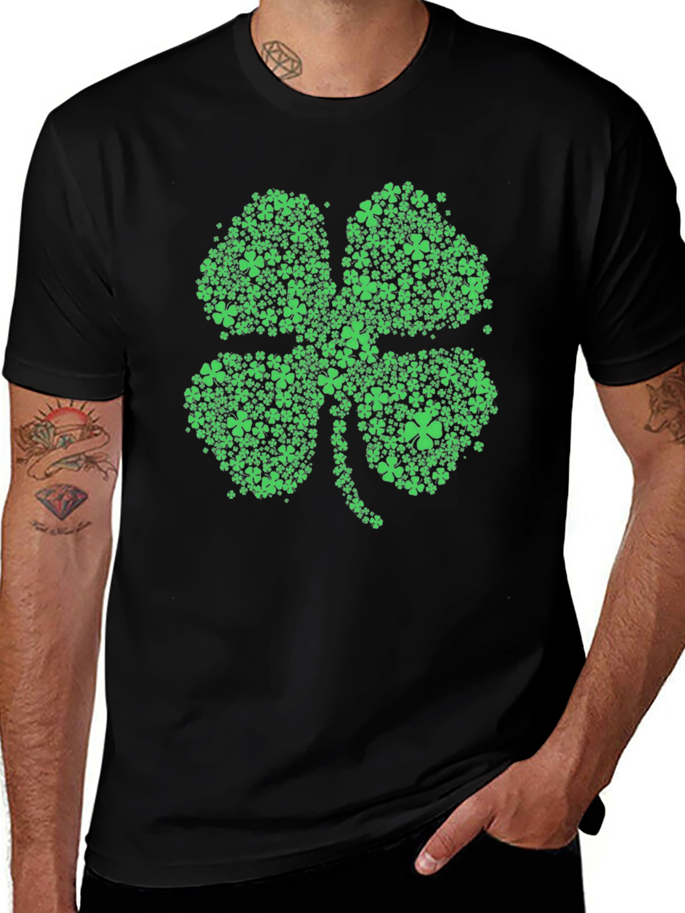 Shamrock T-Shirt - St. Patrick's Day Green Clover