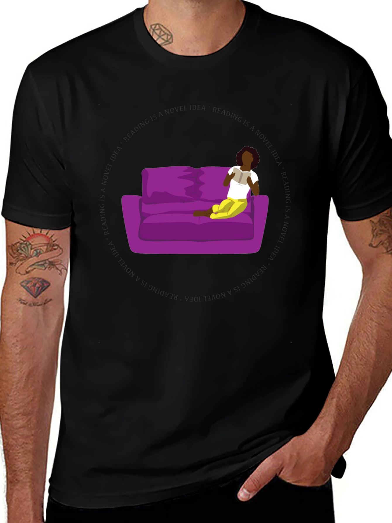 Variant 6 of Relaxed Reading Graphic Tee