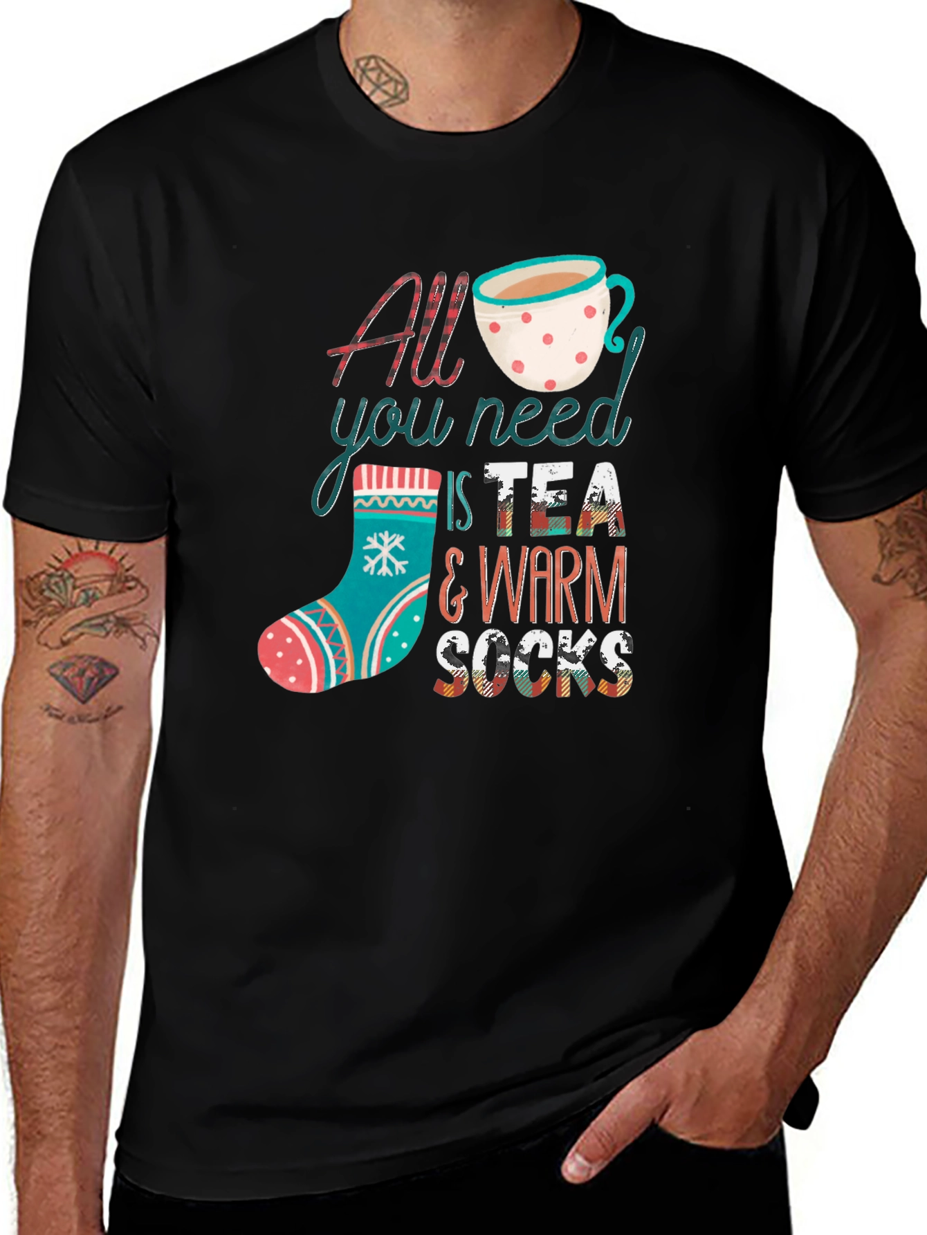Variant 16 of Tea & Warm Socks Graphic Tee