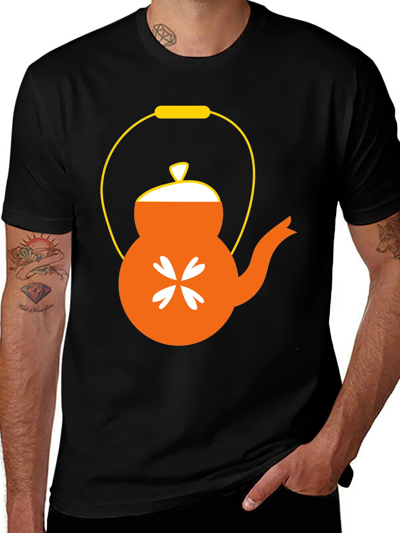 Variant 8 of Tea Kettle Graphic Tee - Casual Comfort