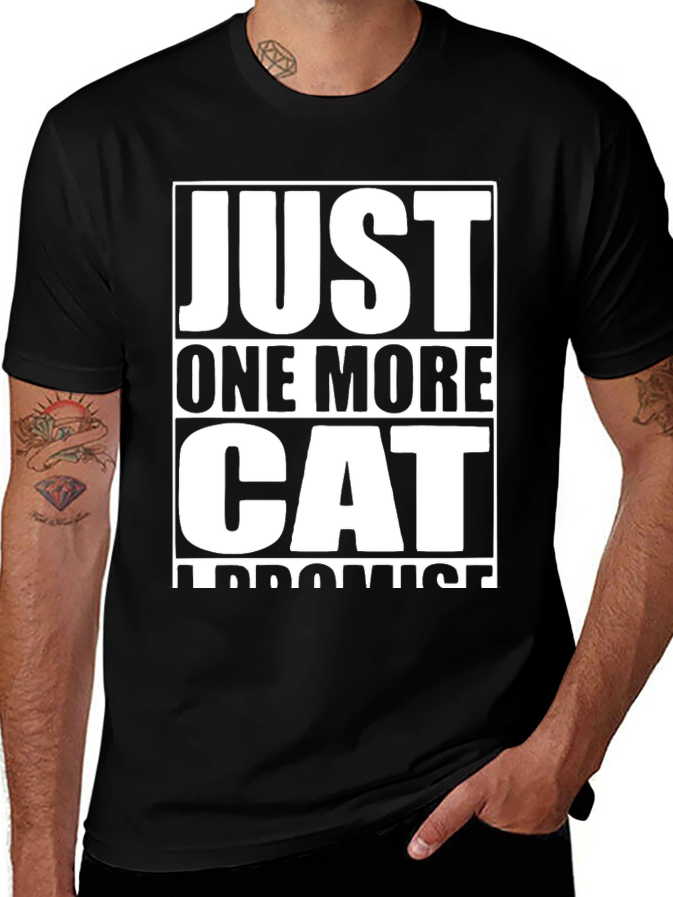 Variant 23 of Just One More Cat T-Shirt - Funny Cat Lover Tee