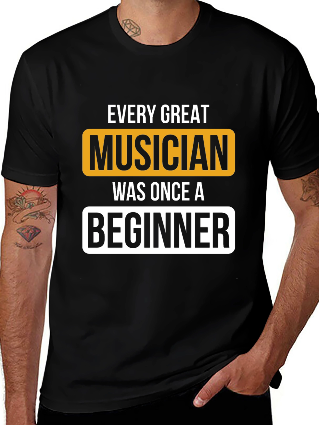 Musician Beginner T-Shirt: Every Great Musician